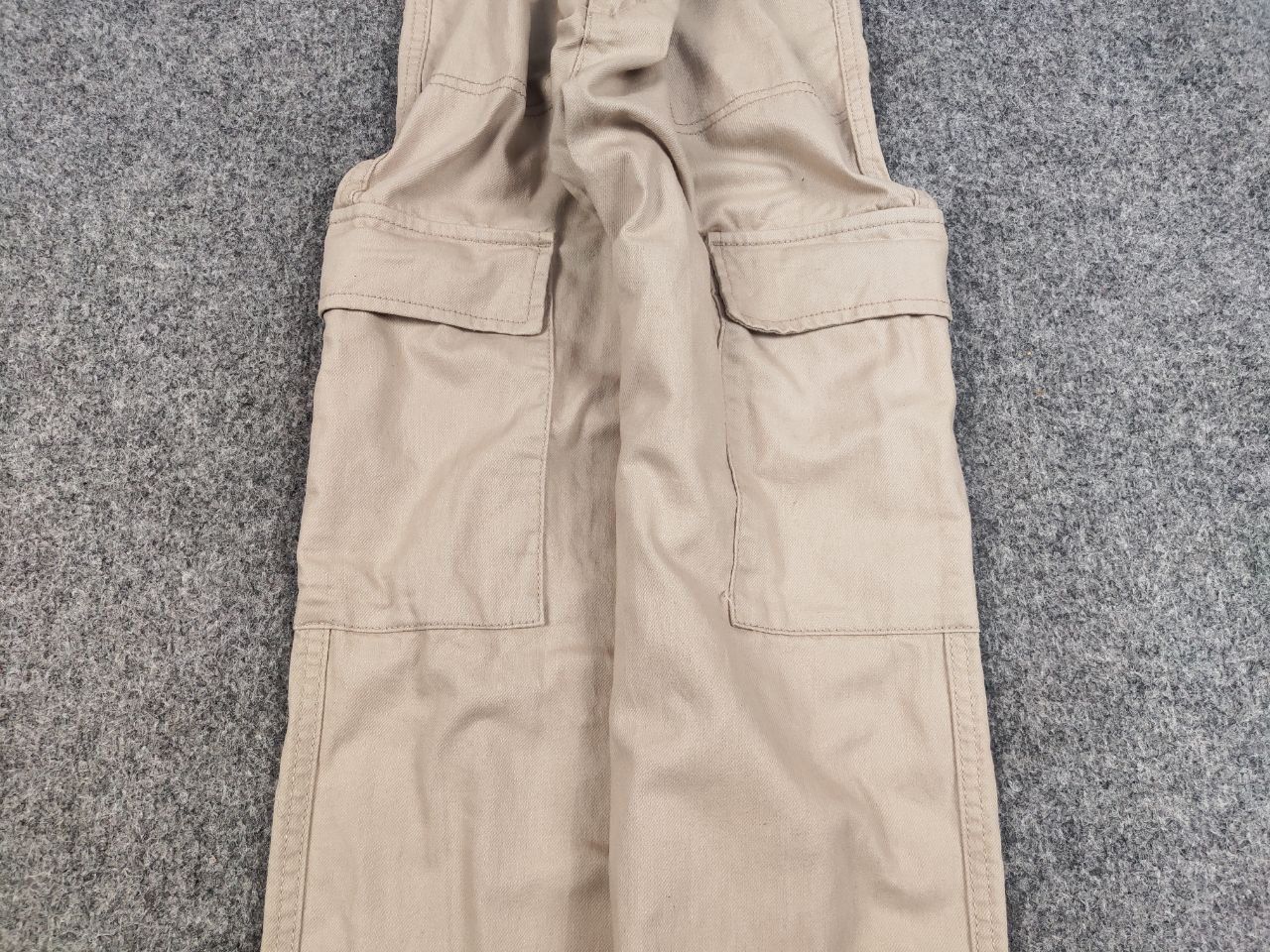 Japanese Brand Vintage Japanese Casual Beige Baggy Cargo Pants Y2K Style Size US 32 / EU 48 - 8 Thumbnail