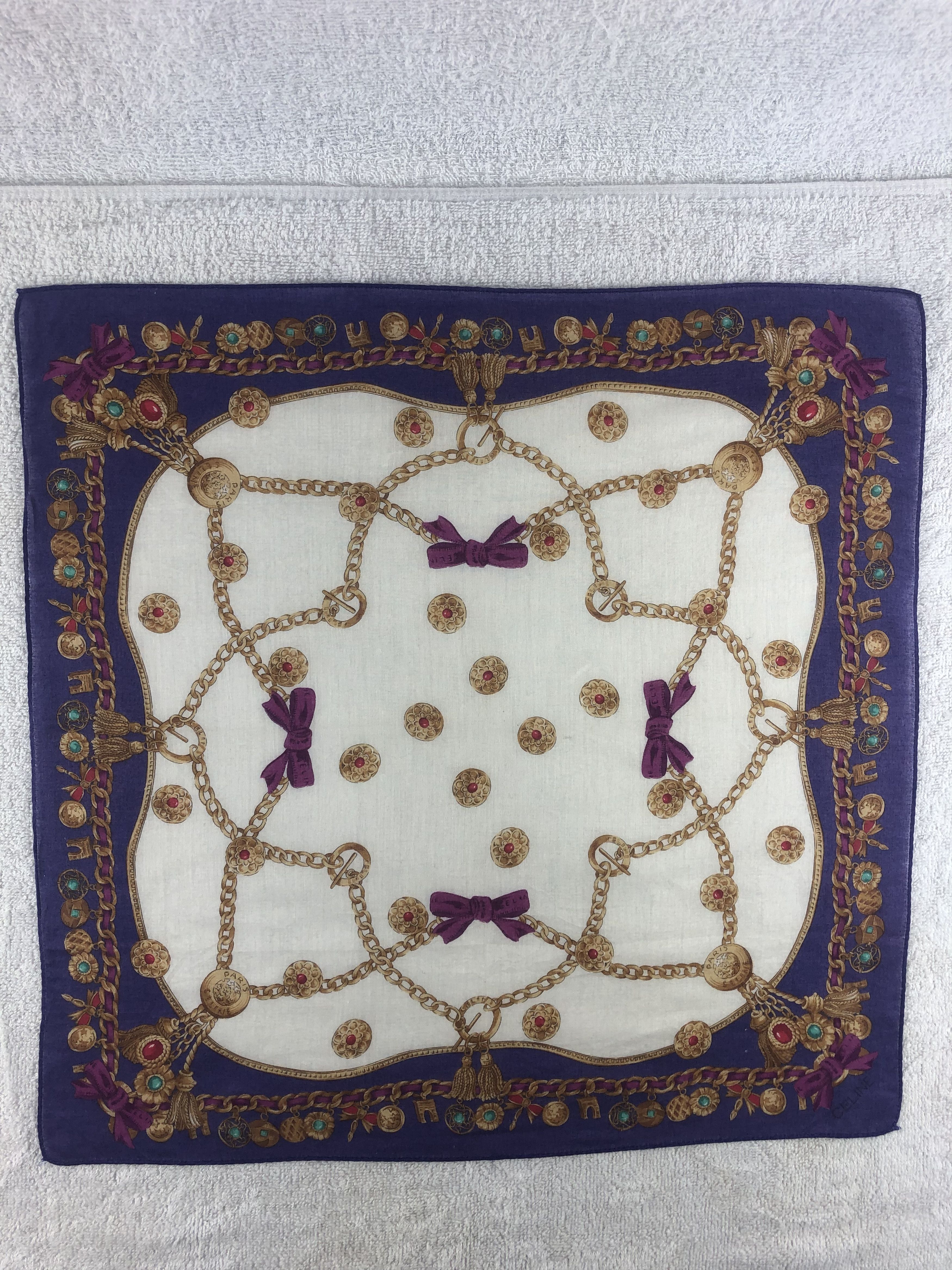 Celine Celine Handkerchief / Bandana / Neckerchief Size ONE SIZE - 3 Thumbnail
