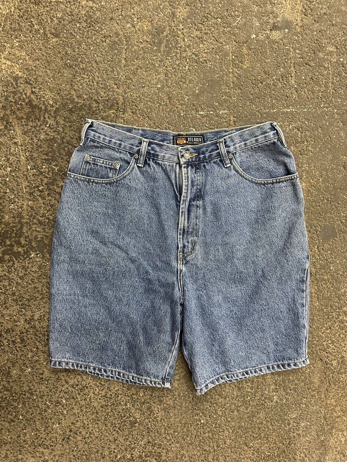 Japanese Brand × Vintage Y2K Route 66 baggy jorts Size US 34 / EU 50 - 2 Thumbnail