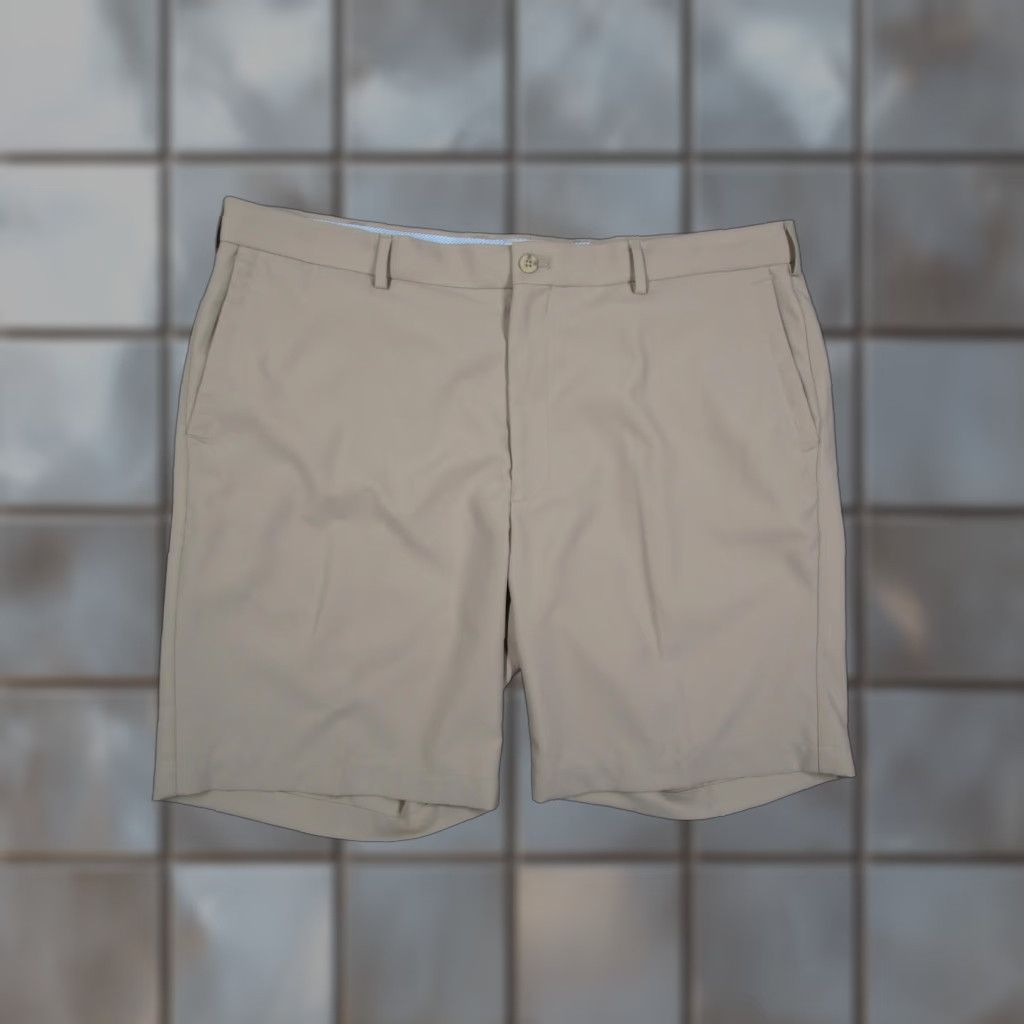 Peter Millar Peter Millar Shorts Mens 40 Beige Salem Performance Chino Golf Casual Size US 40 / EU 56 - 1 Thumbnail
