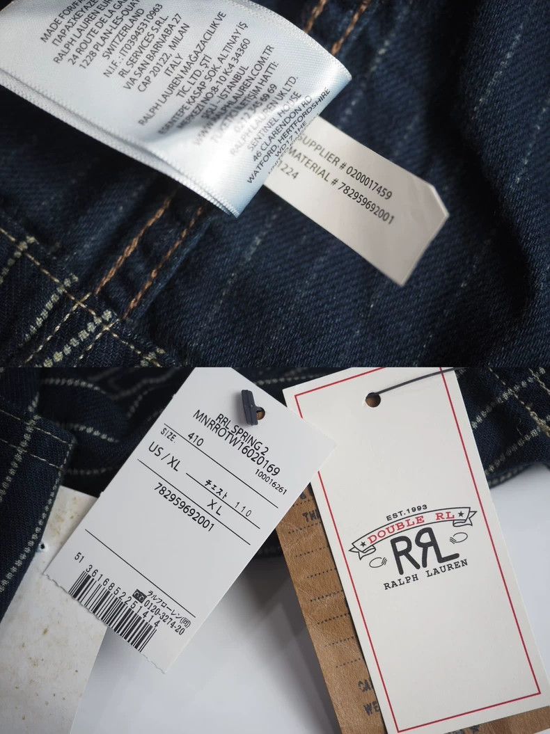 Polo Ralph Lauren Ralph LaurenBlue polka dot striped workwear jacket 2503-Nex Size US XL / EU 56 / 4 - 8 Thumbnail