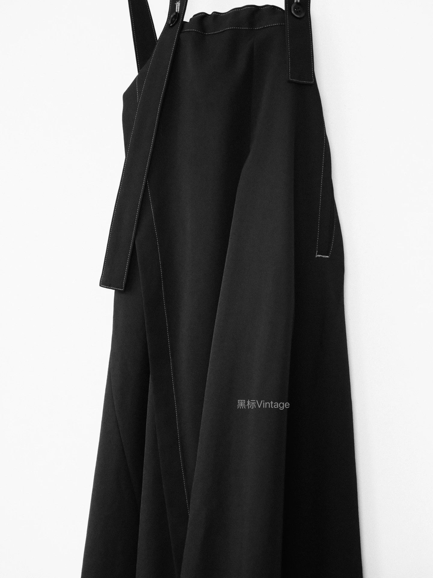 Yohji Yamamoto Yohji Yamamoto 21AW Wool Asym Pleat Pinafore Size S / US 4 / IT 40 - 5 Thumbnail