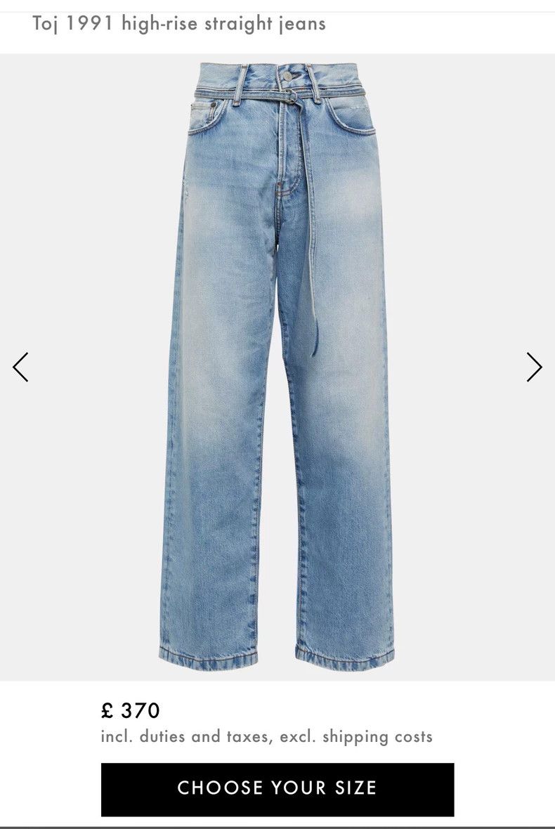 Acne Studios acne studios blue jeans Size US 27 - 6 Thumbnail
