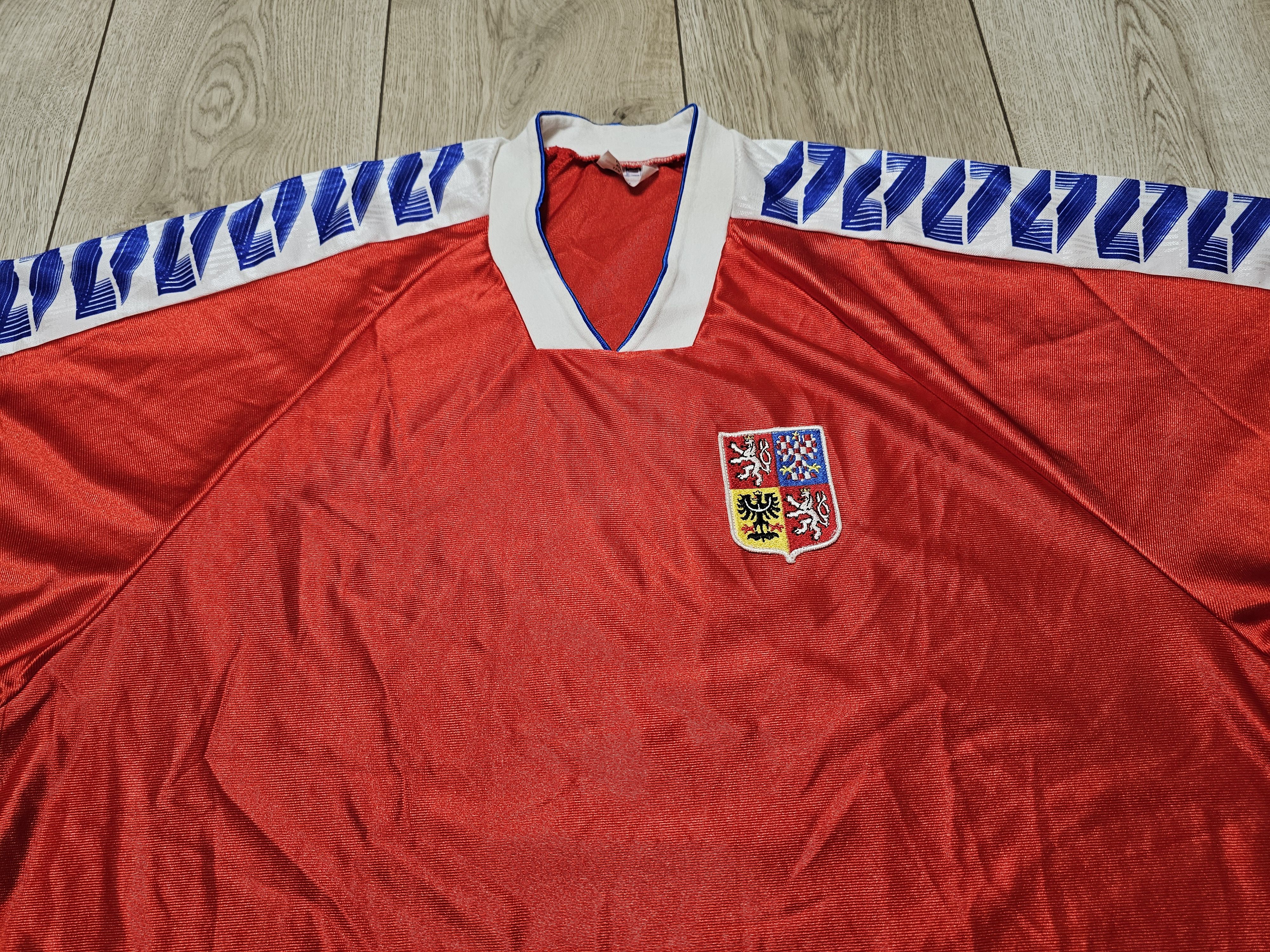 Vintage CZECH REPUBLIC VINTAGE 90s FOOTBALL SHIRT SOCCER JERSEY Size US XL / EU 56 / 4 - 3 Thumbnail