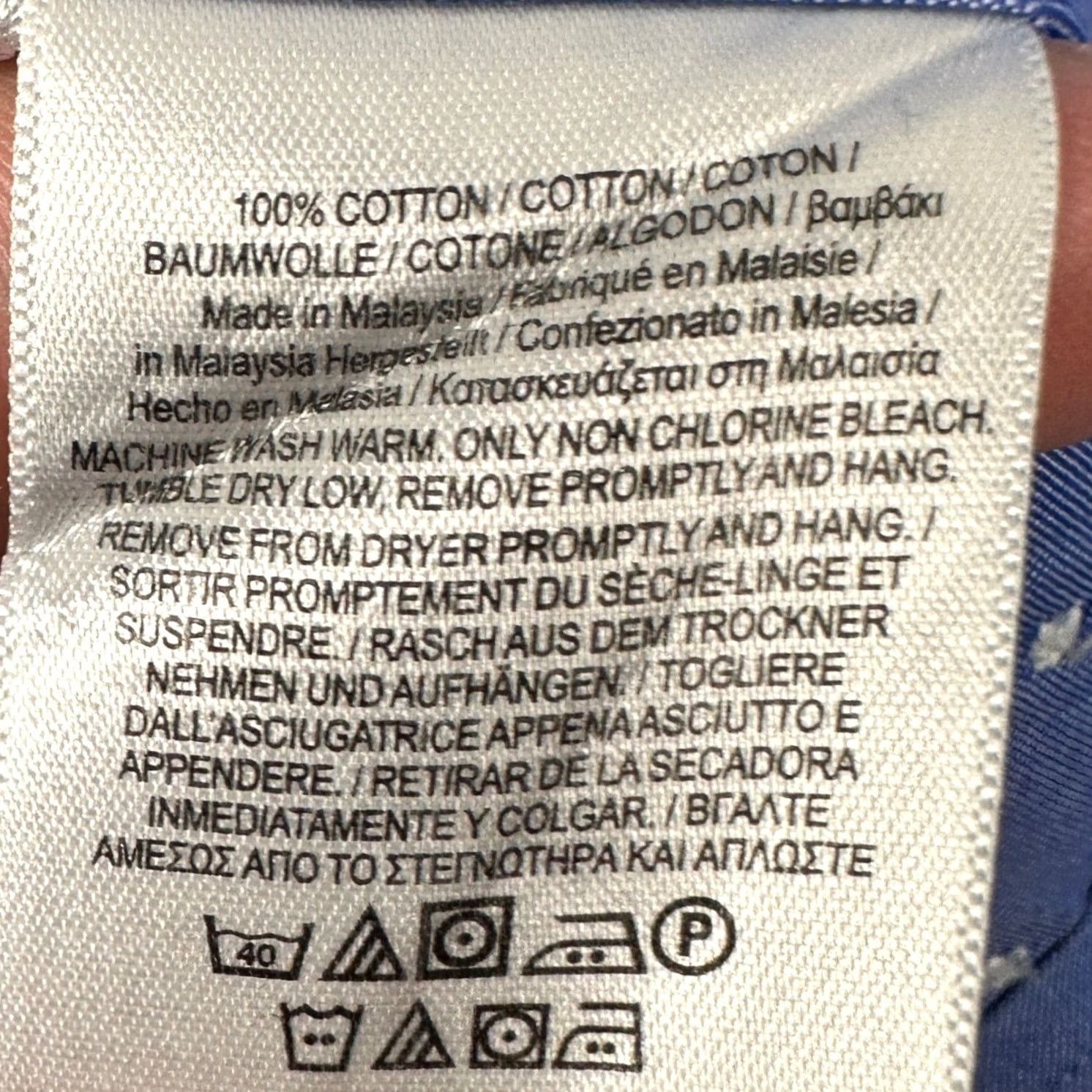 Brooks Brothers Brooks Brothers Supima Cotton Dress Shirt Men Blue Regular Fit Button Down 16-35 Size 42R - 5 Thumbnail