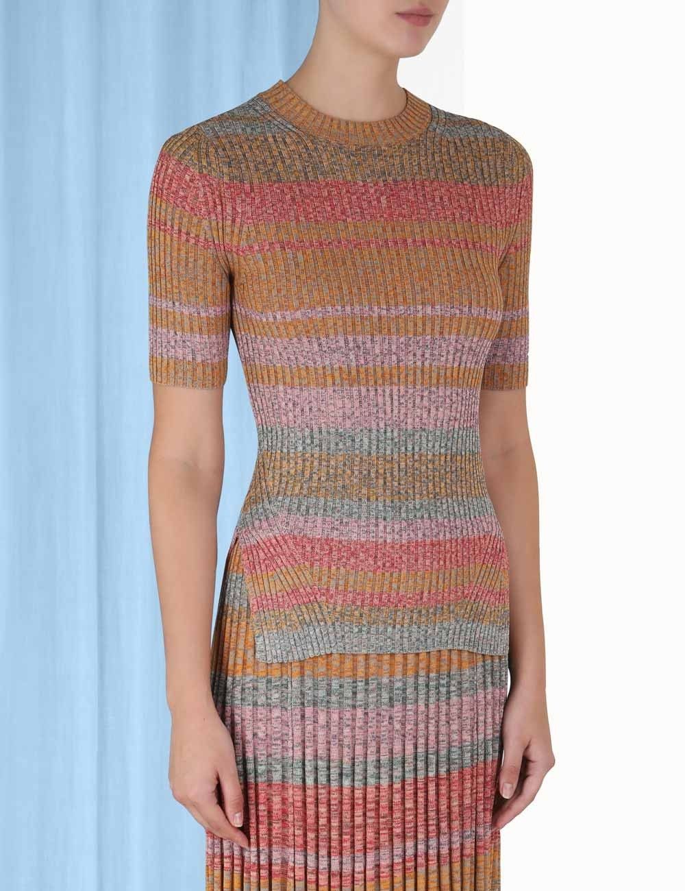 Zimmermann oc11z0425 Luminosity Mouline T-Shirt Dress in Multicolor Size S / US 4 / IT 40 - 5 Thumbnail