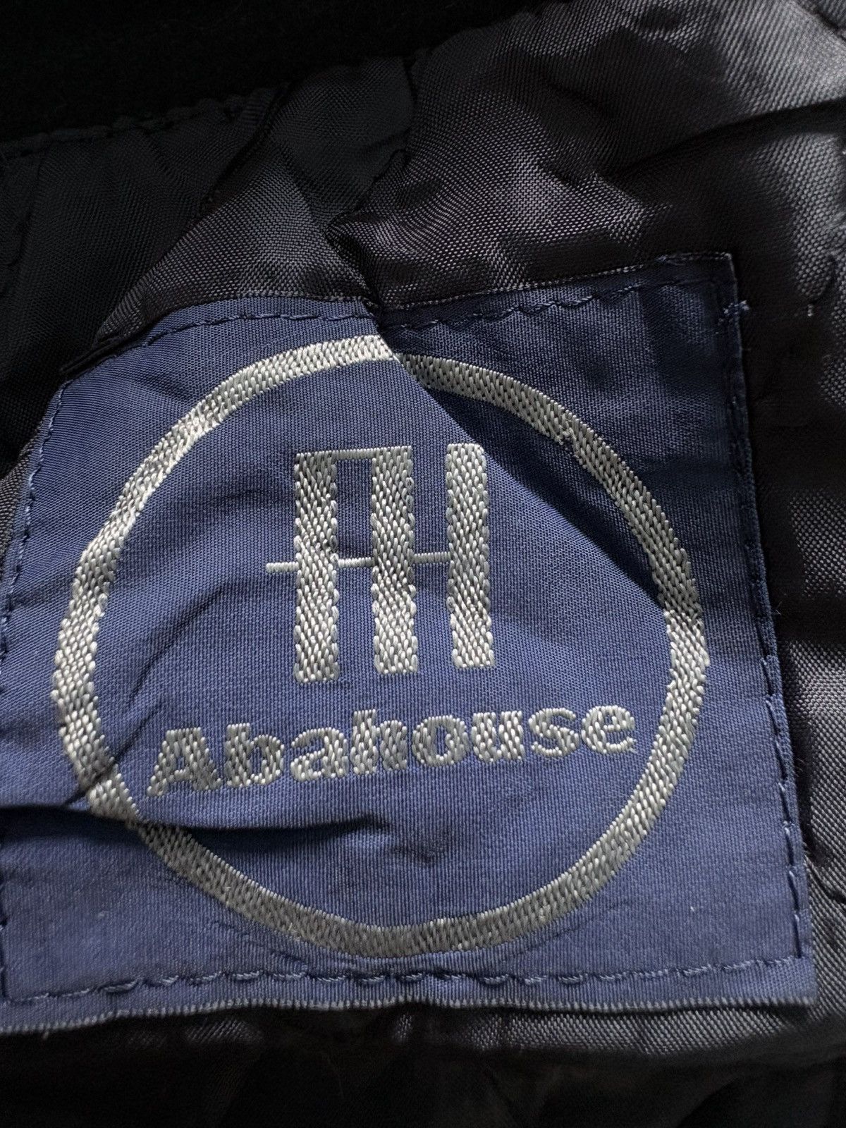 Japanese Brand Vintage 80s 90s Abahouse Leather Sleeve Varsity Jacket Size US L / EU 52-54 / 3 - 7 Thumbnail