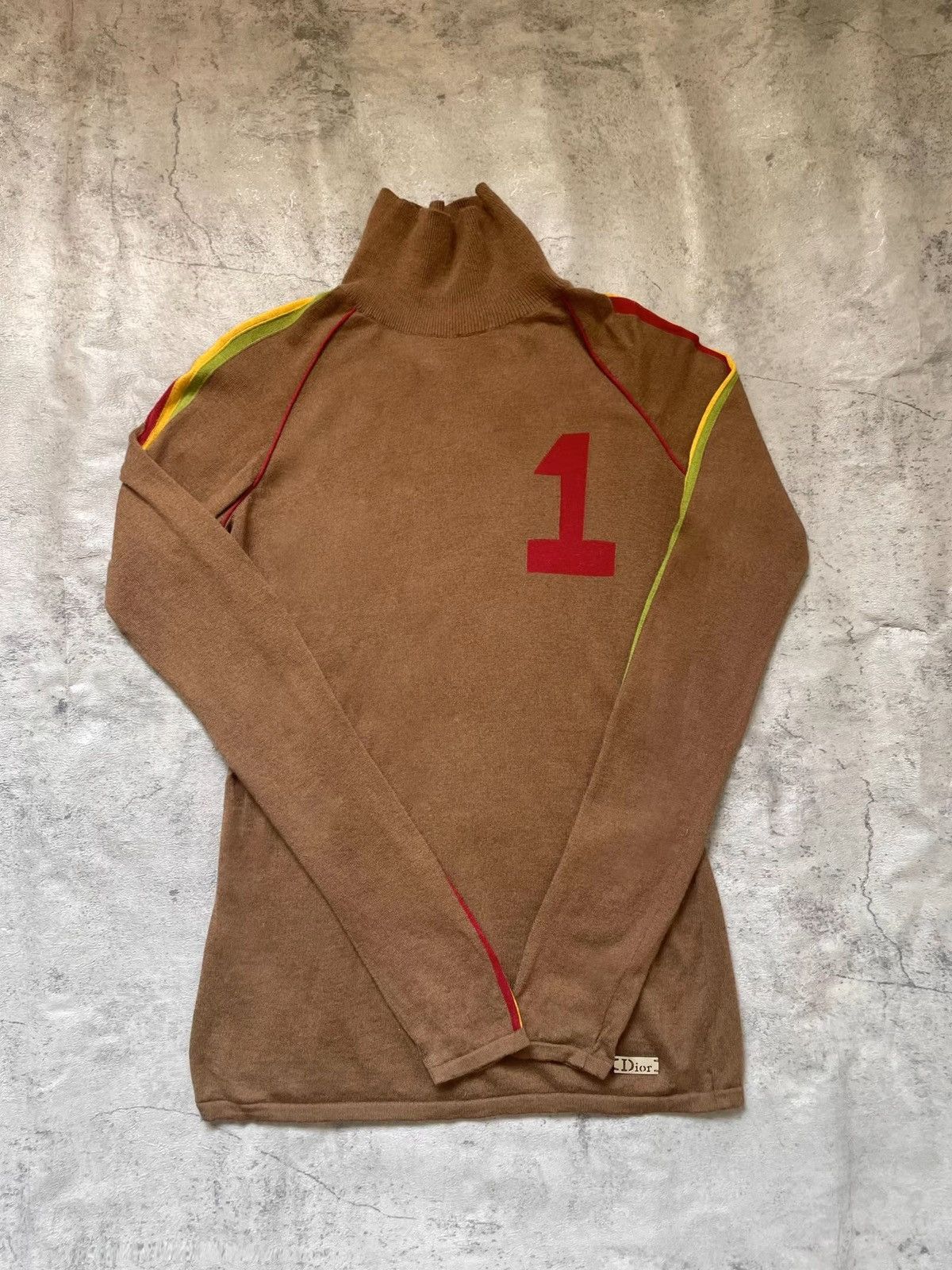 Dior Dior Rasta Jamaica Knit Turtleneck Top Size M / US 6-8 / IT 42-44 - 1 Thumbnail