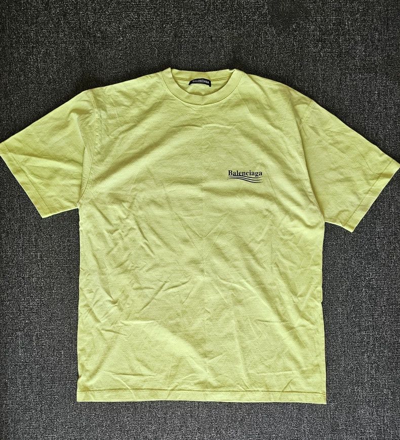 Balenciaga Balenciaga Men's Oversize Cola T-Shirt-yf Size US M / EU 48-50 / 2 - 1 Thumbnail