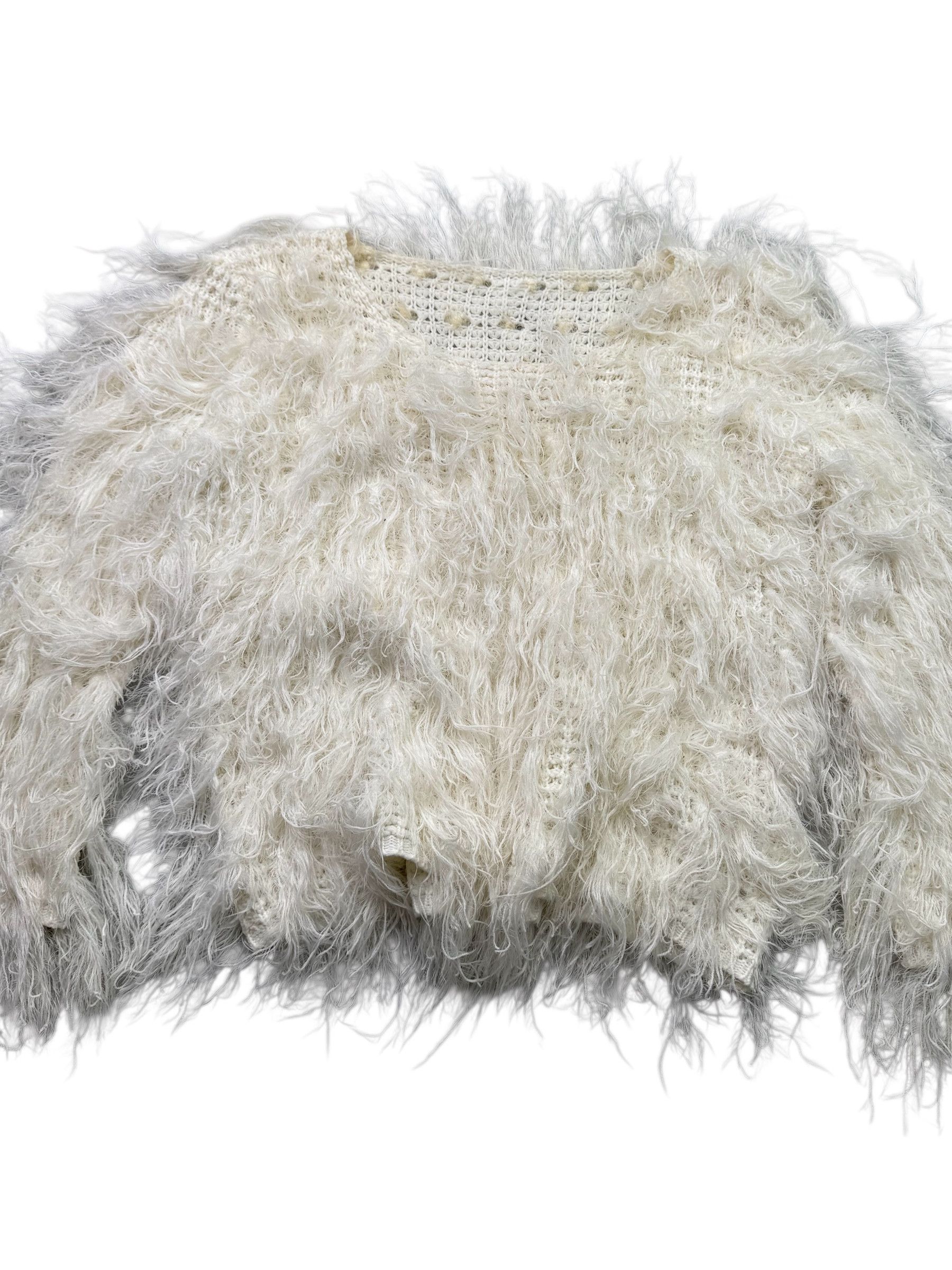Japanese Brand Vintage Fluffy Sweater W281(V9) Size M / US 6-8 / IT 42-44 - 2 Thumbnail