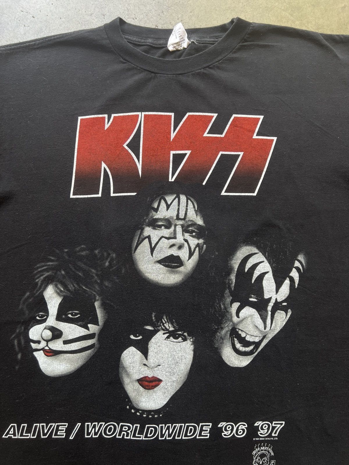 Band Tees × Vintage 1996/1997 Kiss Alive/Worldwide Band Tee Shirt Tour Nirvana Size US XL / EU 56 / 4 - 3 Thumbnail
