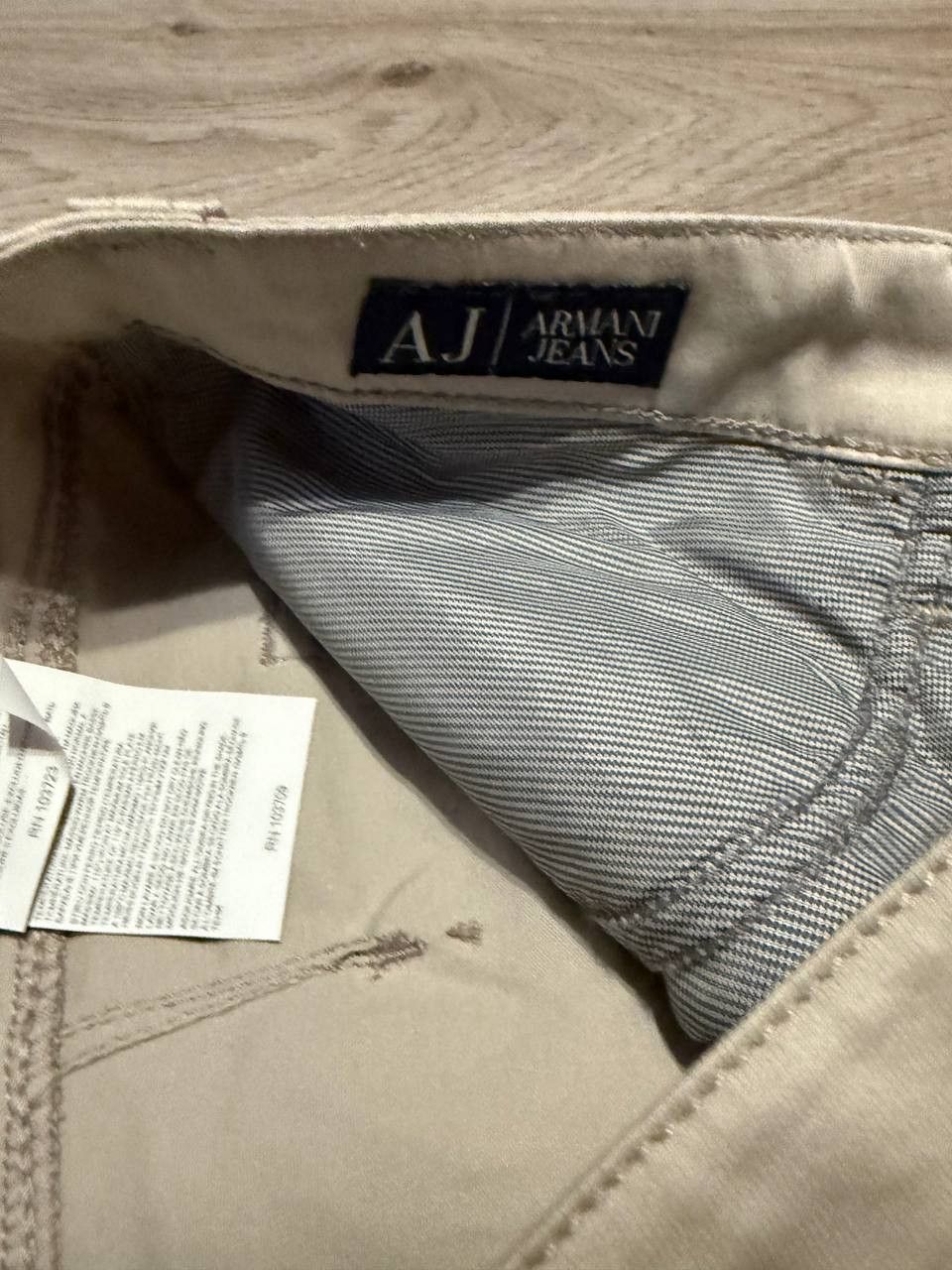 Armani Armani Jeans Mens Casual Pants 31x31 Beige Size US 31 - 6 Thumbnail