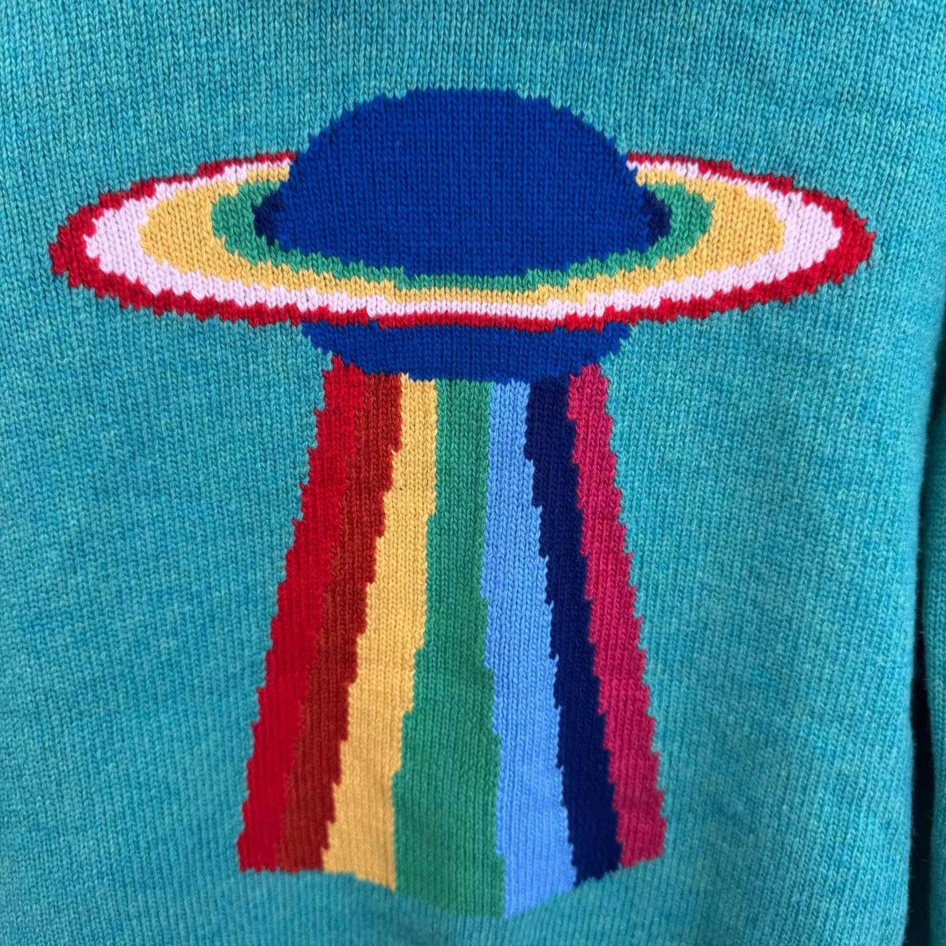 Gucci Gucci Green Wool Sweater Size S / US 4 / IT 40 - 3 Thumbnail