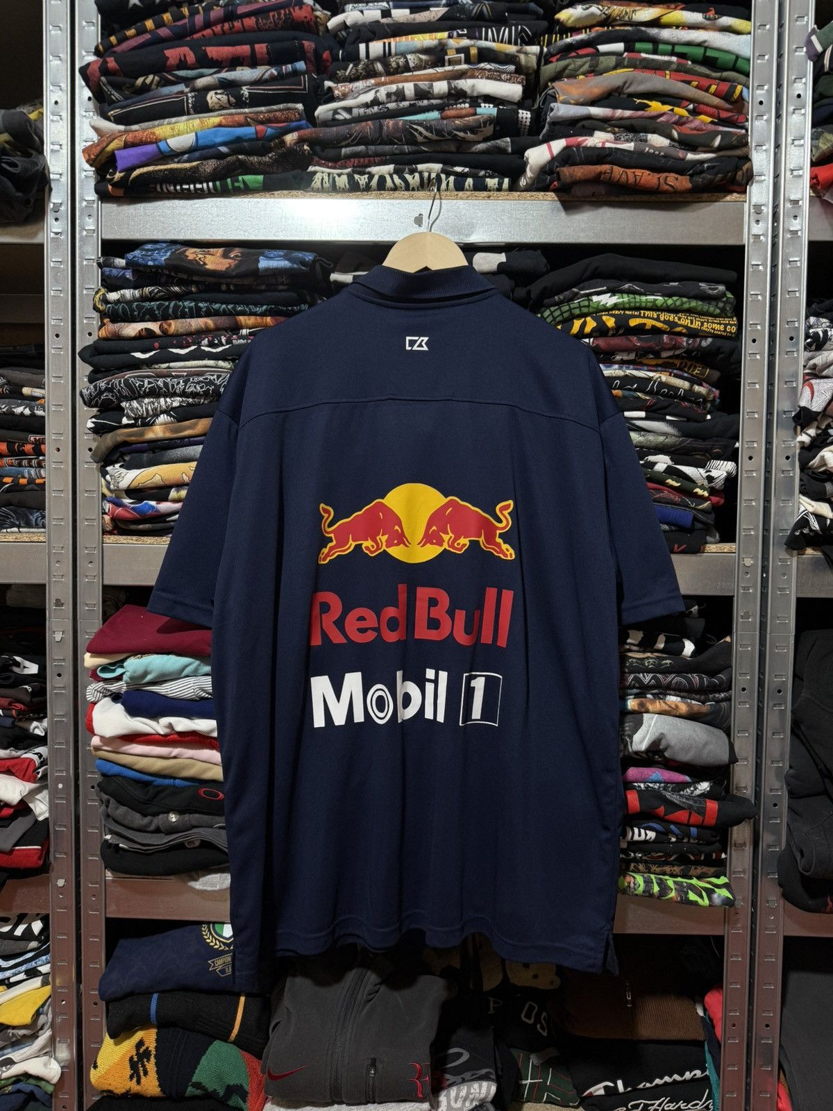 Formula 1 × Red Bull Vintage Red Bull Mobil1 Racing Formula 1 Polo T-Shirt 4XL Size US XXL / EU 58 / 5 - 1 Thumbnail