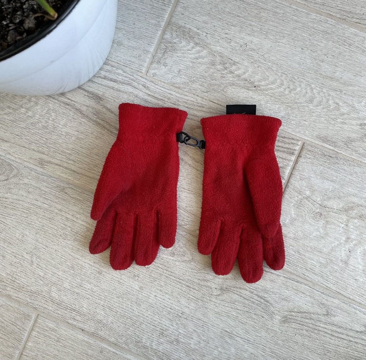 Nike Vintage Nike Fleece Gloves Size ONE SIZE - 3 Thumbnail