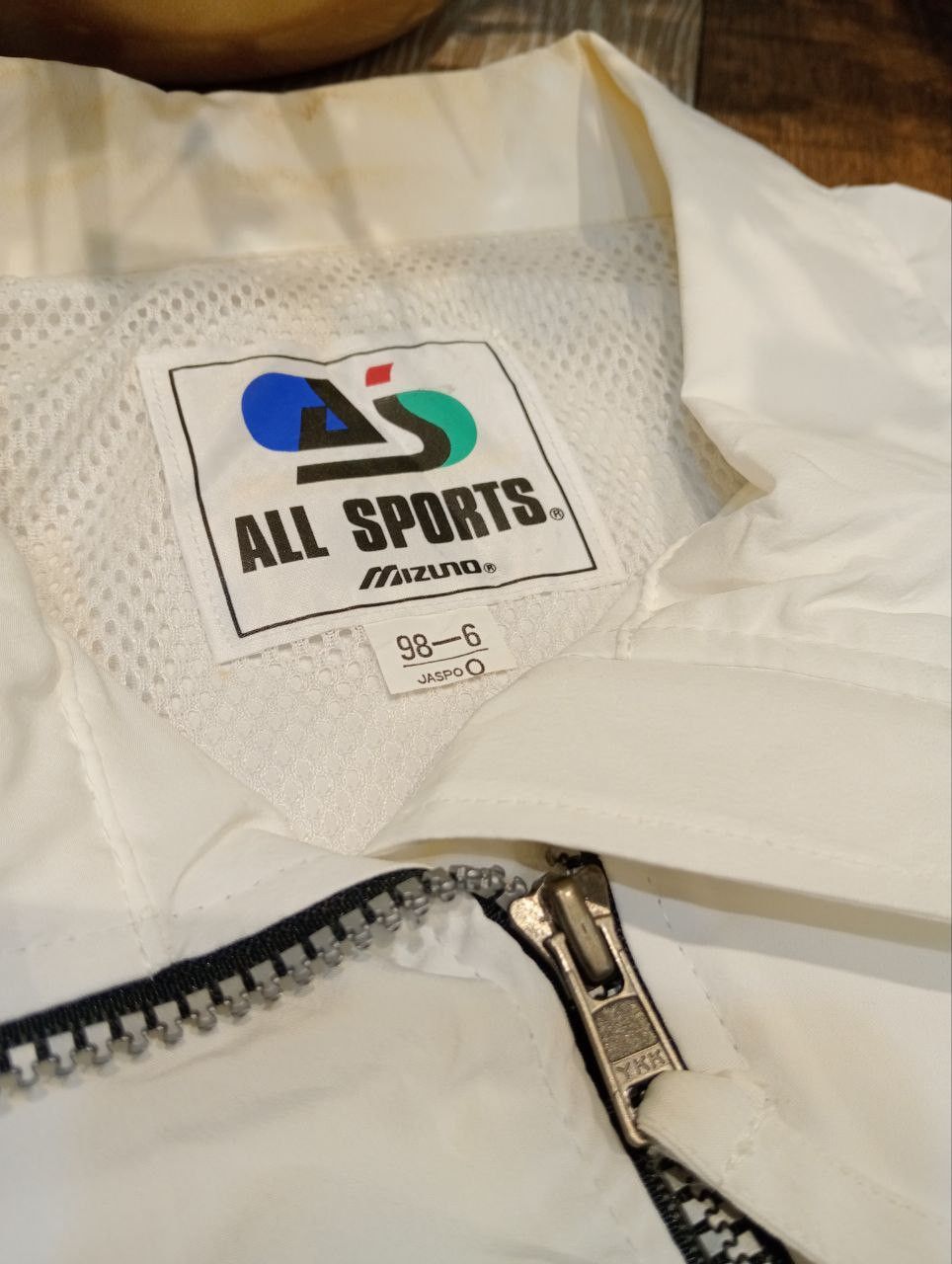 Vintage VINTAGE 90S OLYMPIC WHITE ANGELS ALL SPORT MIZUNO JACKET Size US L / EU 52-54 / 3 - 4 Thumbnail