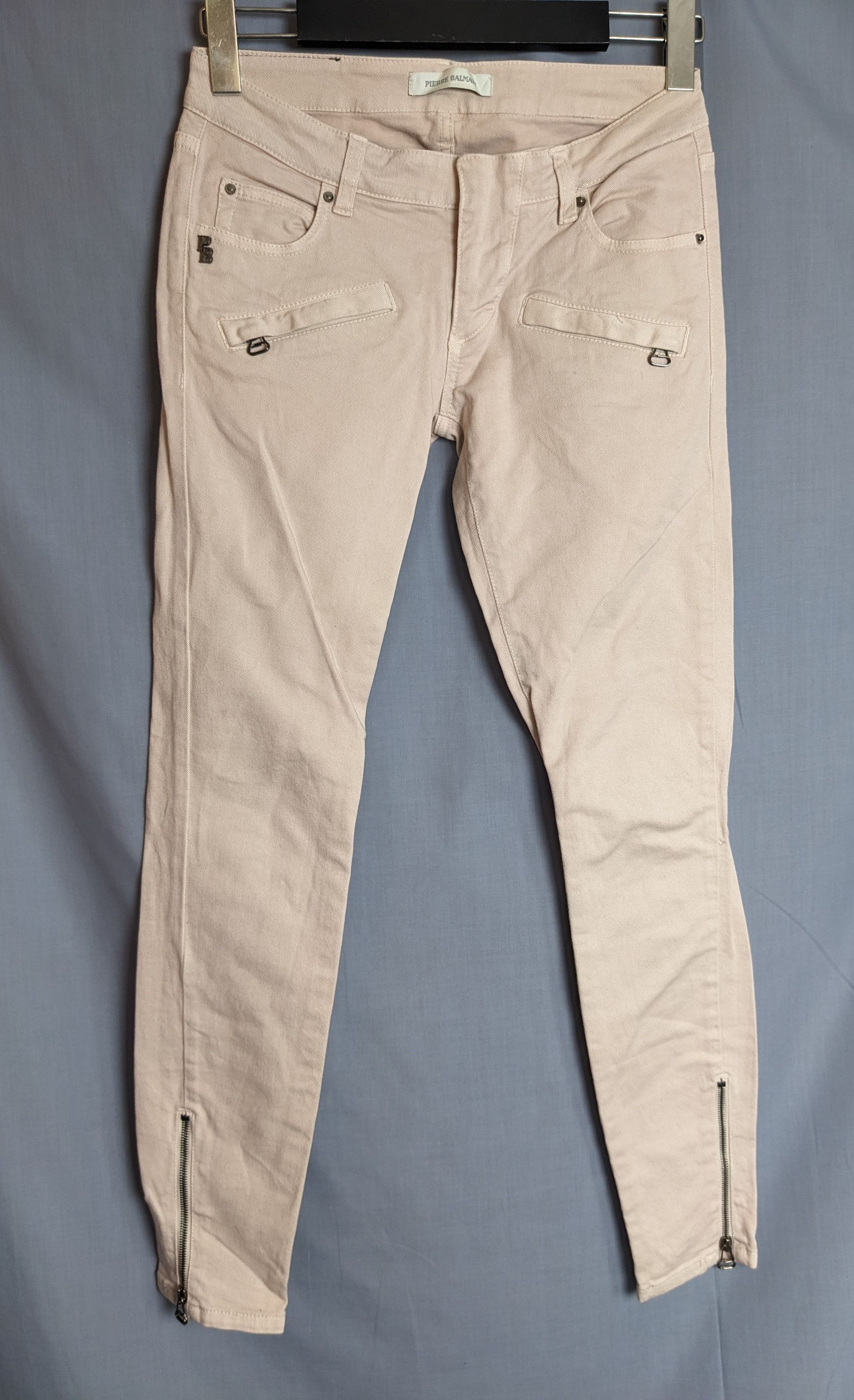 Pierre Balmain Pierre Balmain Biker Jeans size 27/41 Size 27" / US 4 / IT 40 - 1 Thumbnail