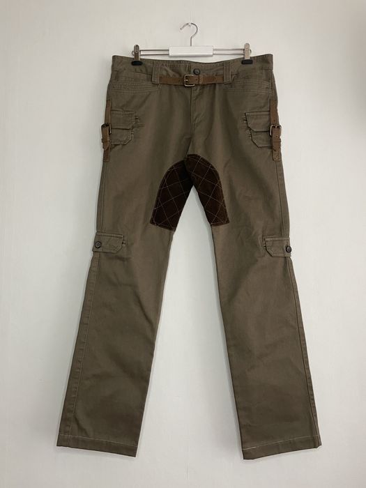 Vintage DOLCE GABBANA Cargo Pants D&G Trousers Multipocket Bondage