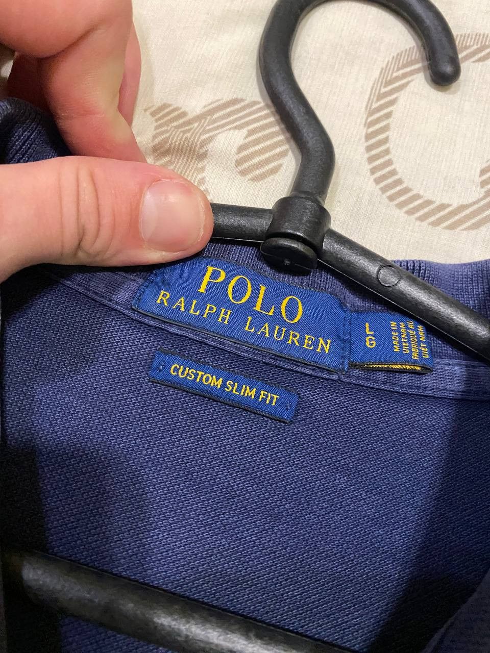 Polo Ralph Lauren Polo Ralph Lauren Big Pony #3 Navy Custom Fit Polo Shirt Size US L / EU 52-54 / 3 - 12 Thumbnail