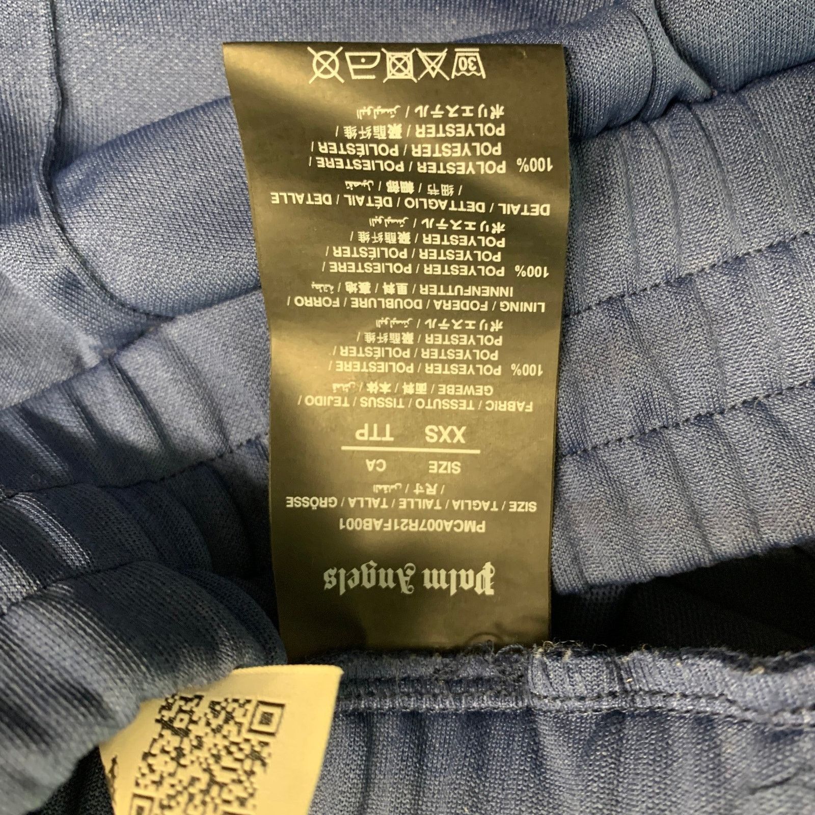 Palm Angels PALM ANGELS Blue White Polyester Stripe Joggers Casual Pants Size 27" / US 4 / IT 40 - 9 Thumbnail