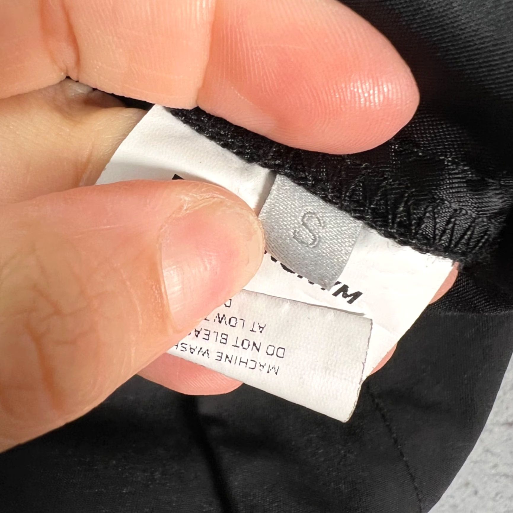 Vintage Dept Anonym Mens Small Black Cropped Tapered Leg Pants Cotton Blend Cropped Pants Fashionable Mens Slim Fit Black Cotton Polyester Size 28" / US 6 / IT 42 - 4 Thumbnail