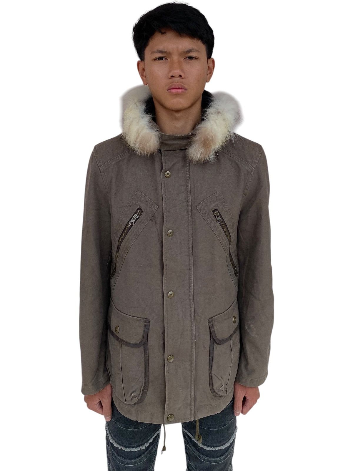 If Six Was Nine 2004 PPFM - Fur Hoodie Apocalypse Jacket Size US M / EU 48-50 / 2 - 1 Thumbnail