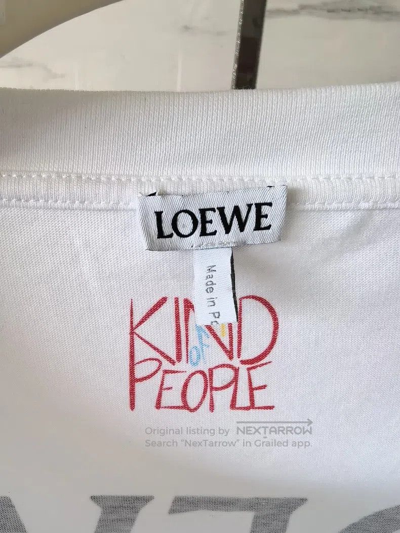 Loewe Loewe Short Sleeve with Milk Logo on Collar and Large Logo Size US XXL / EU 58 / 5 - 3 Thumbnail