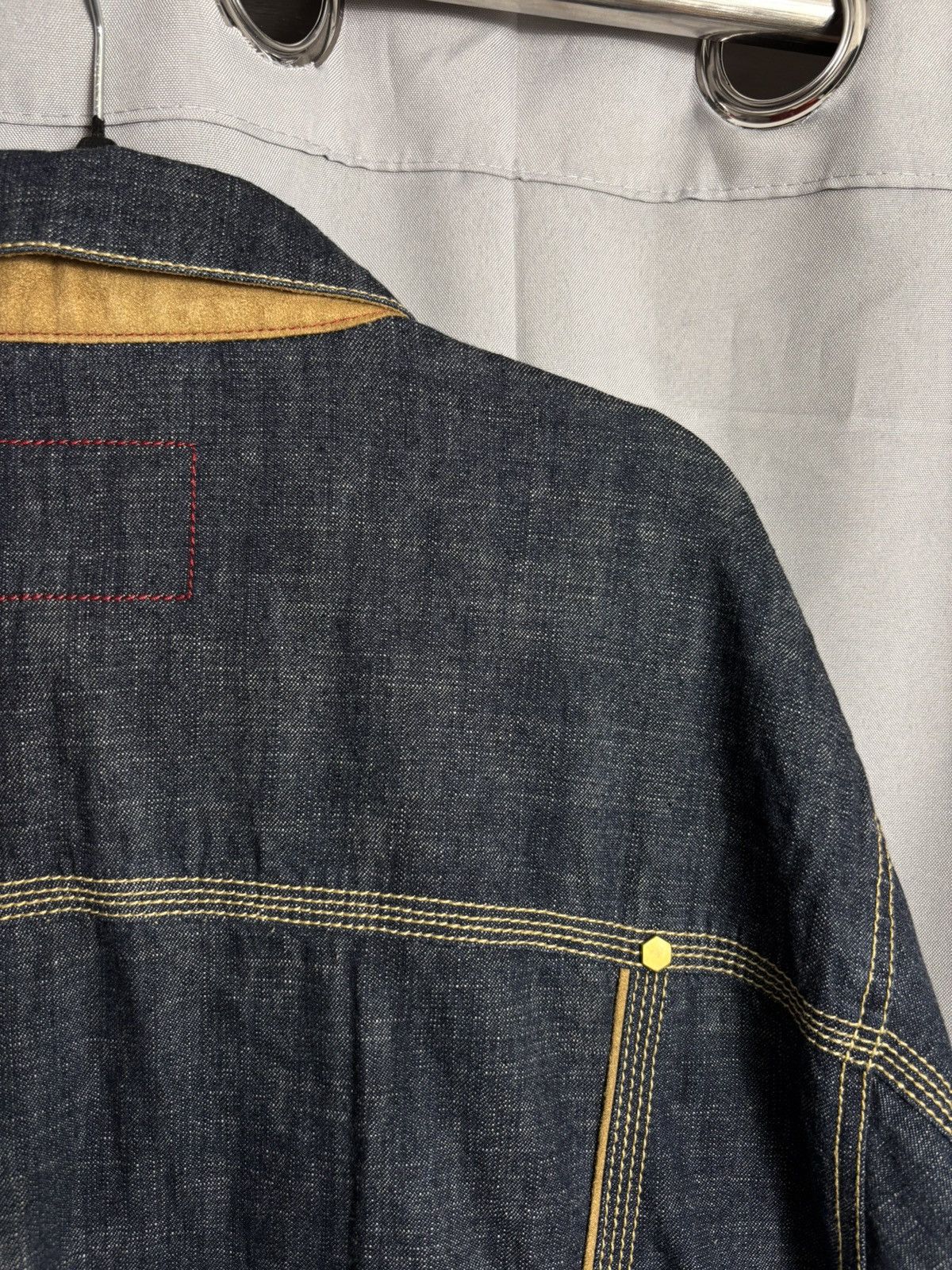Vintage Ecko Unltd Denim Suede Accents Lightweight Jacket Size US XL / EU 56 / 4 - 9 Thumbnail