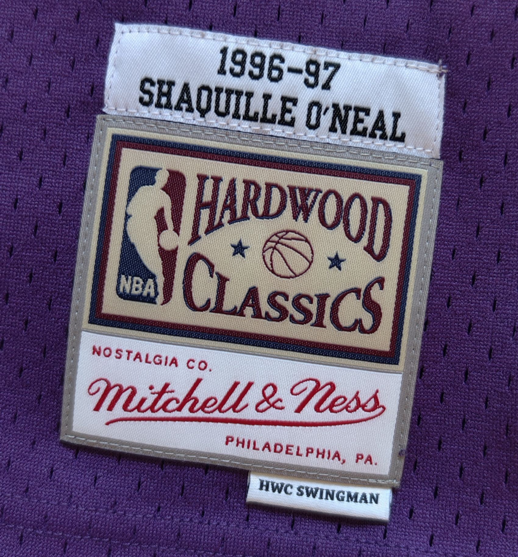 Mitchell & Ness Mens Mitchell & Ness NBA CNY Jersey Lakers Shaquille O'Neal Size US M / EU 48-50 / 2 - 4 Thumbnail