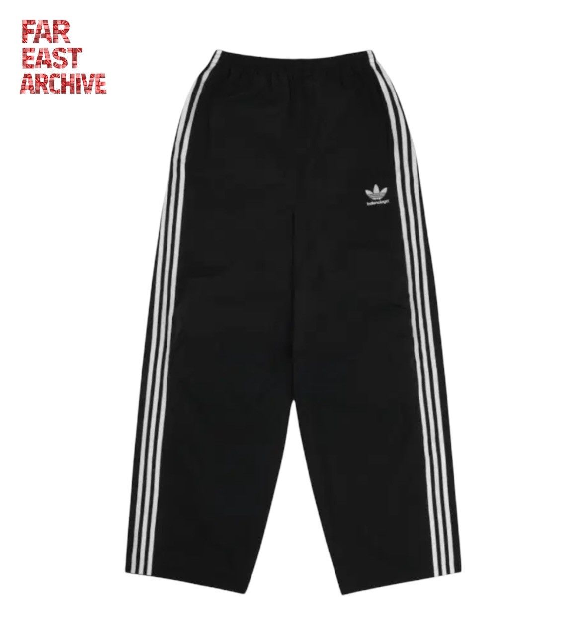 Adidas × Balenciaga Balenciaga X Adidas Poplin Track Pants Stitch Black Size US 30 / EU 46 - 1 Thumbnail