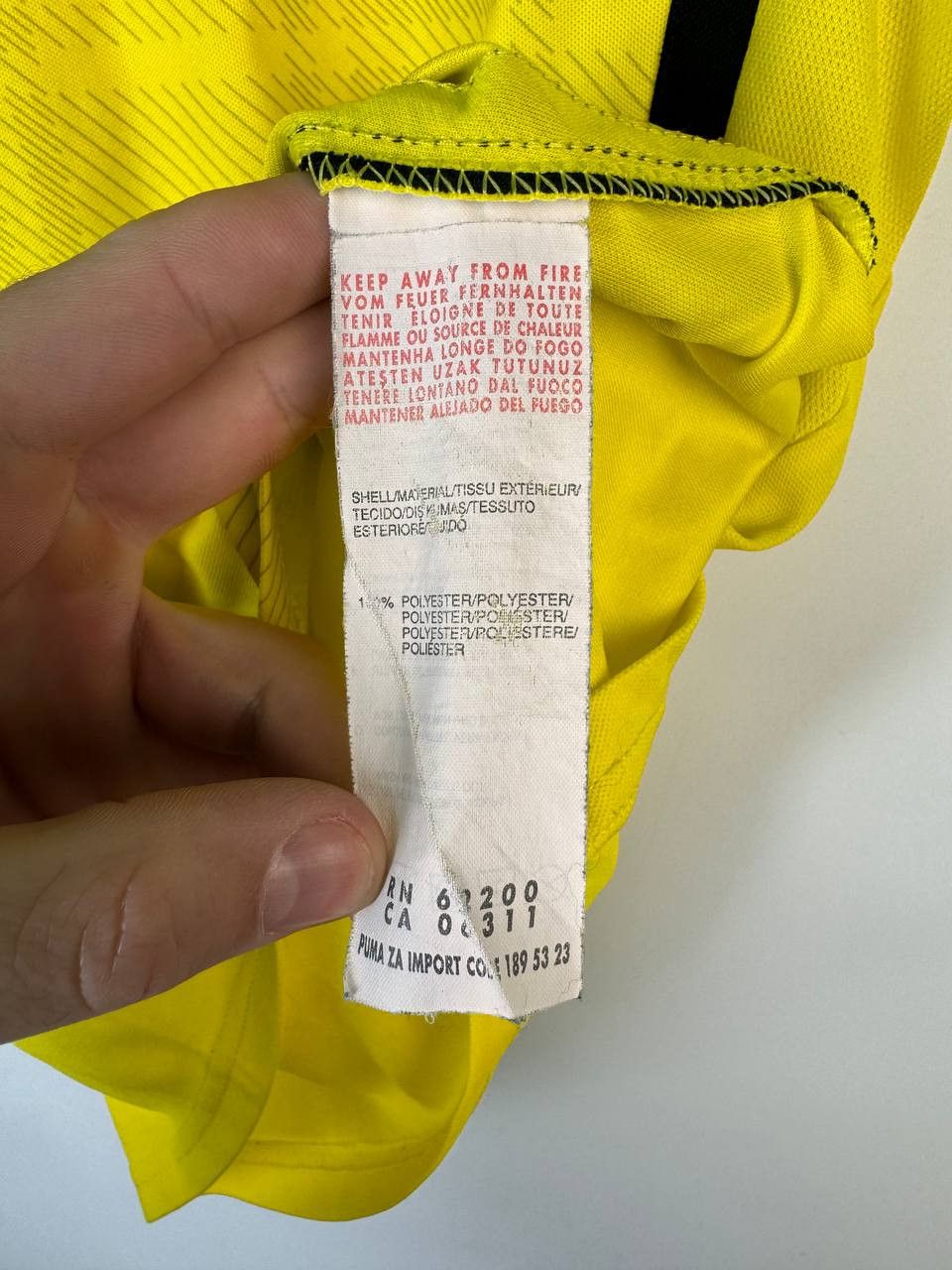 Puma × Vintage BORUSSIA DORTMUND 2013 2014 HOME FOOTBALL SHIRT JERSEY Size US S / EU 44-46 / 1 - 5 Thumbnail