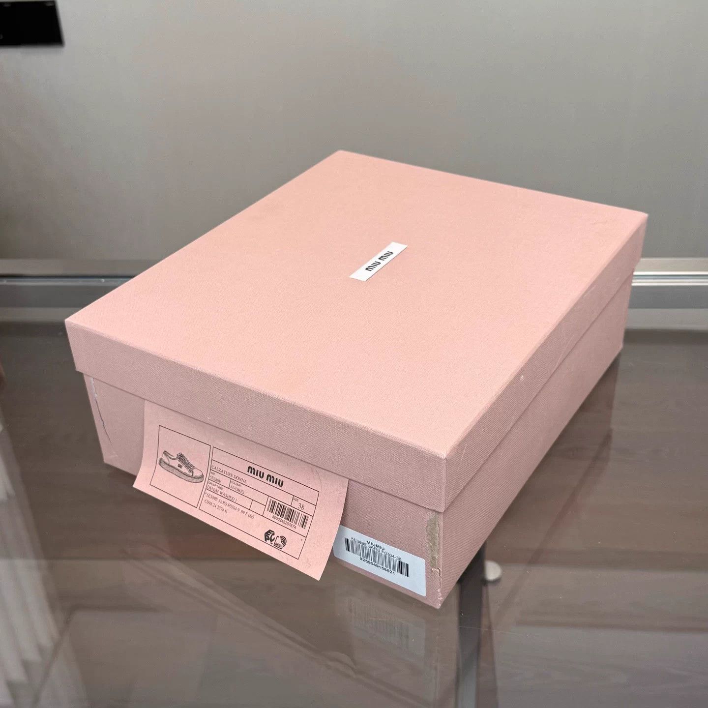 Miu Miu Miu Miu 25 ivory canvas cookie sneakers 38 Size US 7 / IT 37 - 9 Thumbnail