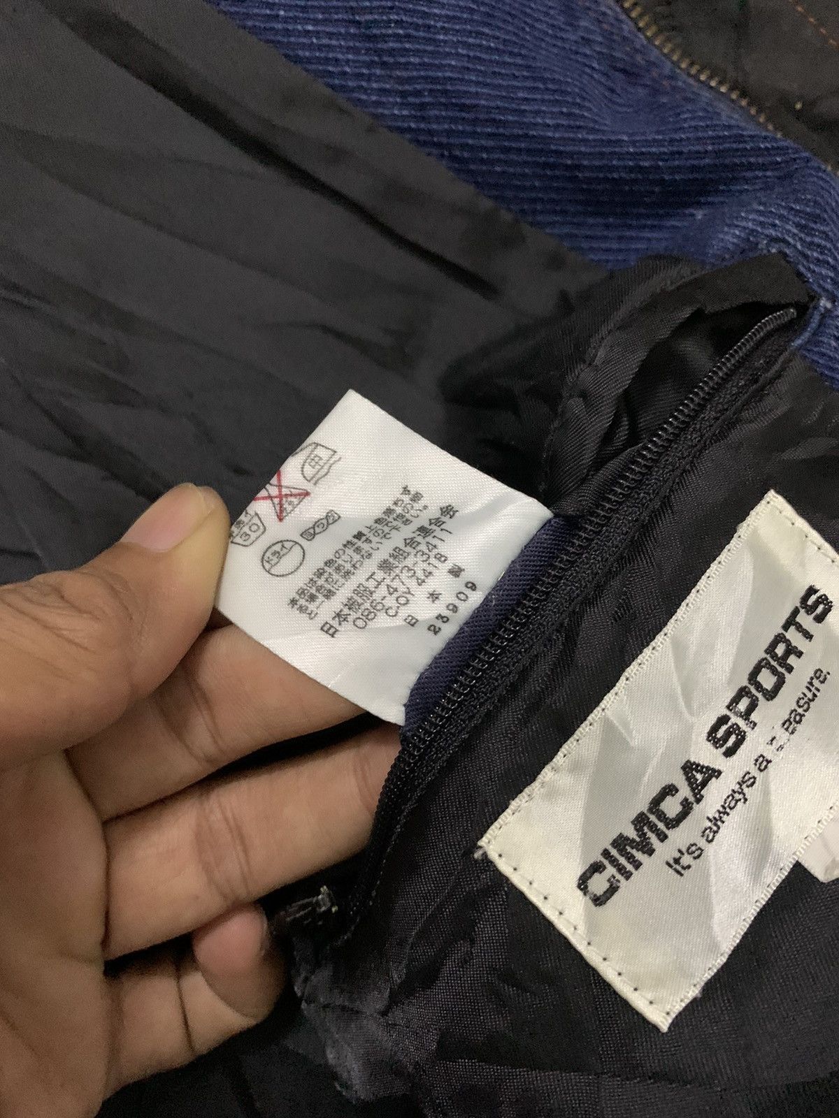 Other Vintage ART Denim/Varsity patch pocket Jacket(B) Size US L / EU 52-54 / 3 - 12 Thumbnail