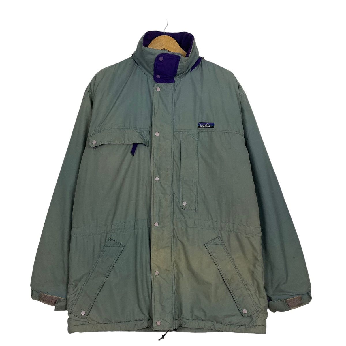 Patagonia Vintage Patagonia Outdoor Hoodie Jacket Size US L / EU 52-54 / 3 - 1 Thumbnail
