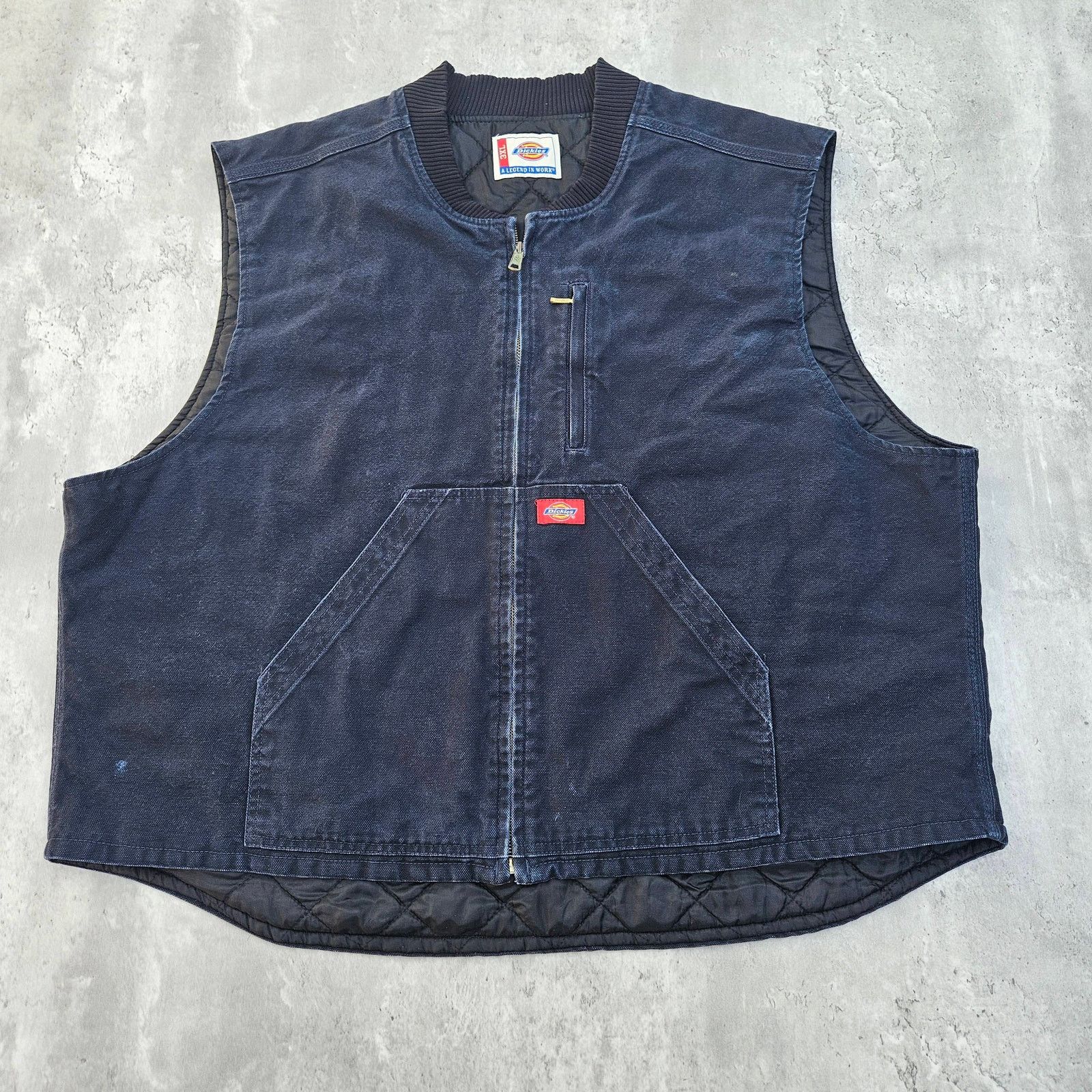 Dickies Dickies Canvas Vest Navy Blue Men's 3X Work Wear Size US XXL / EU 58 / 5 - 1 Thumbnail