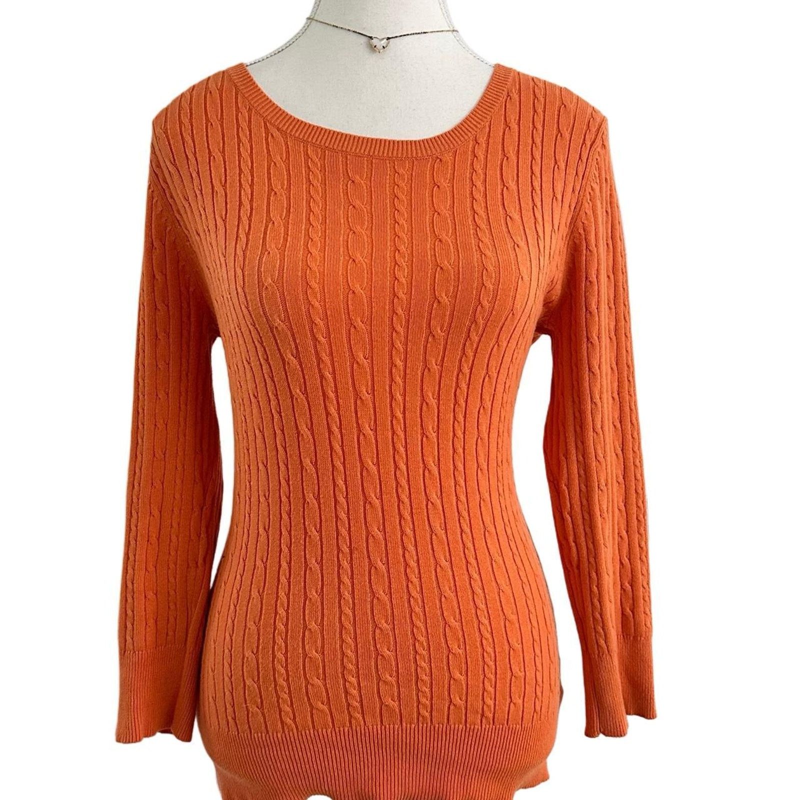 Merona Merona Size Small Cotton Cable Knit Sweater Top Lightweight Size S / US 4 / IT 40 - 1 Thumbnail