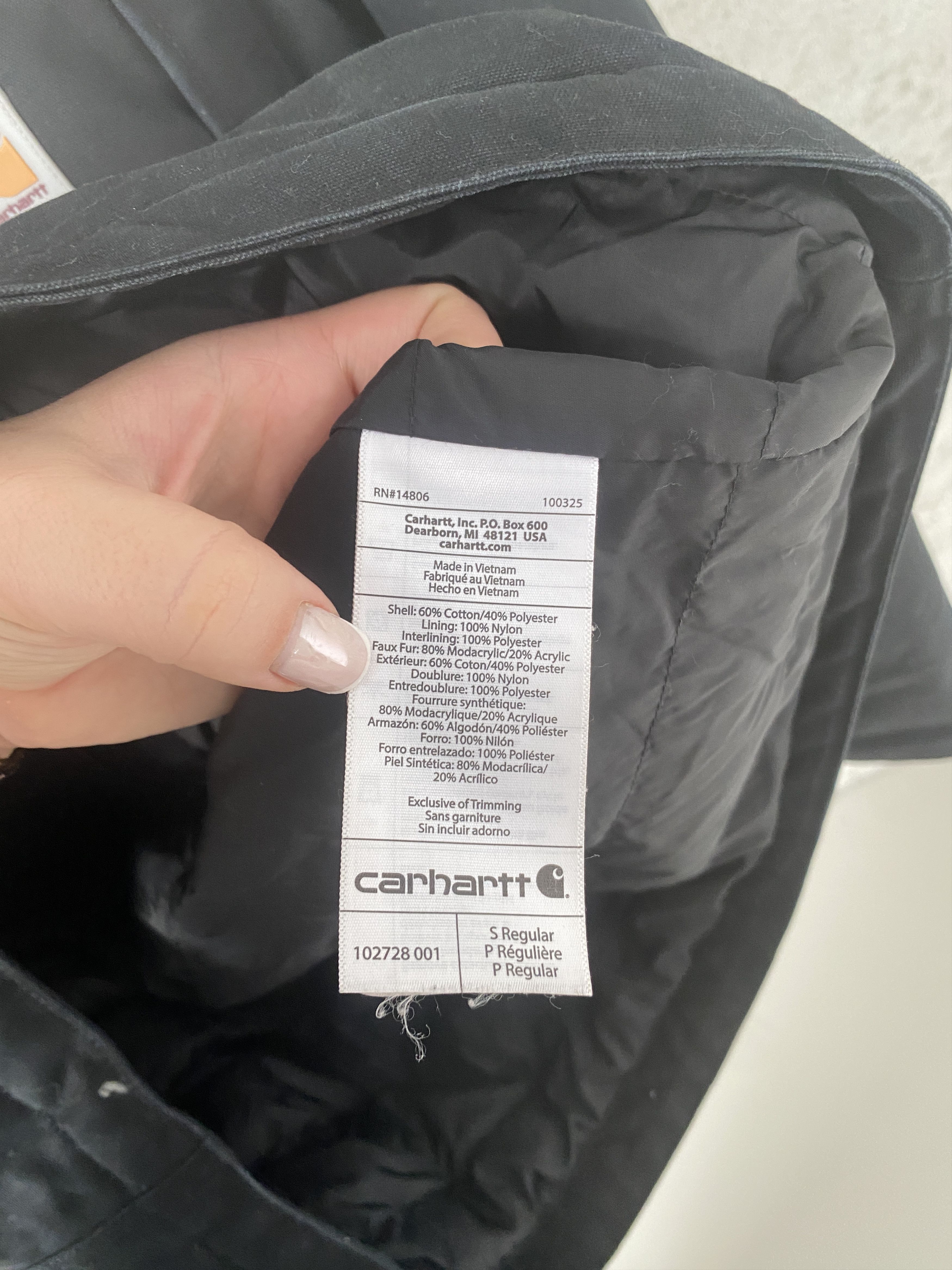 Carhartt Carhartt Quick Duck Sawtooth Parka jacket winter Size US S / EU 44-46 / 1 - 7 Thumbnail