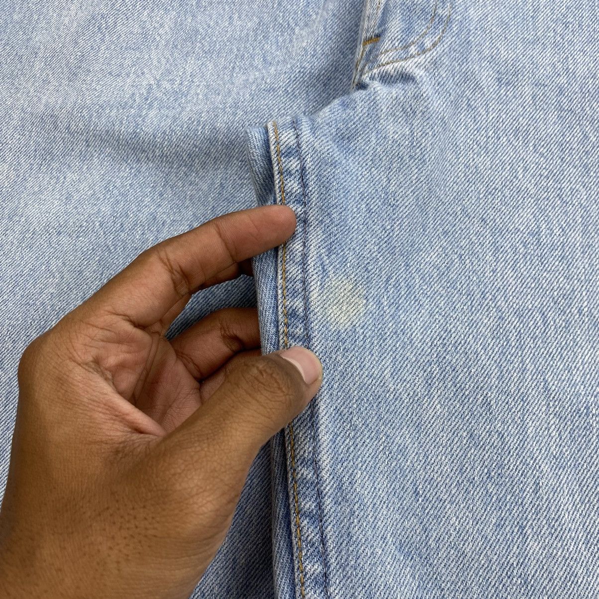 Levi's Vintage Clothing 1990s Vintage Levis 501 USA 34x36 Blue Jeans Size US 33 - 5 Thumbnail