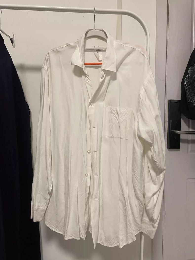 Yohji Yamamoto Yohji Yamamoto White Shirt Size US M / EU 48-50 / 2 - 1 Thumbnail