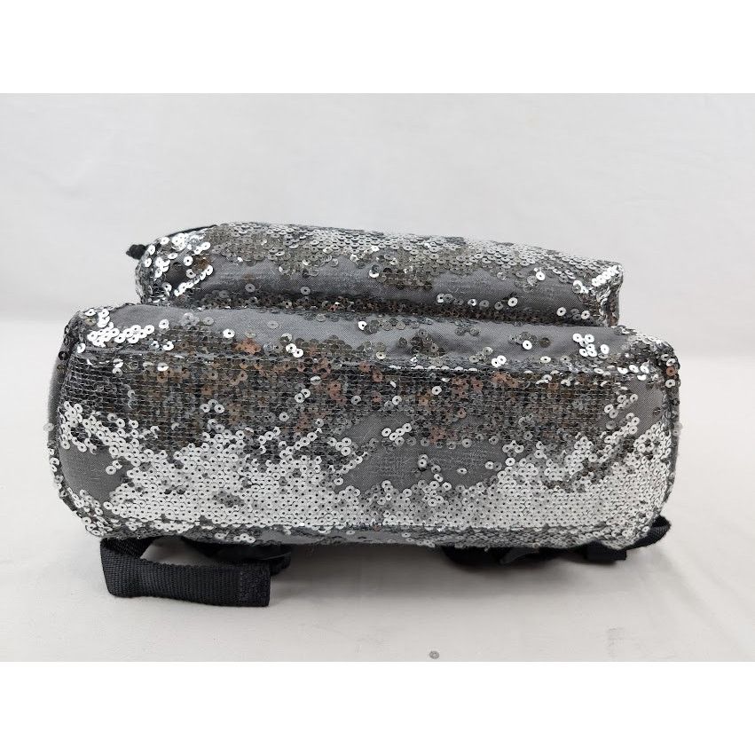 Balenciaga o1rshd1 Size: OS/Sequin Embroidered Nylon EX Backpack Silver Size ONE SIZE - 15 Thumbnail