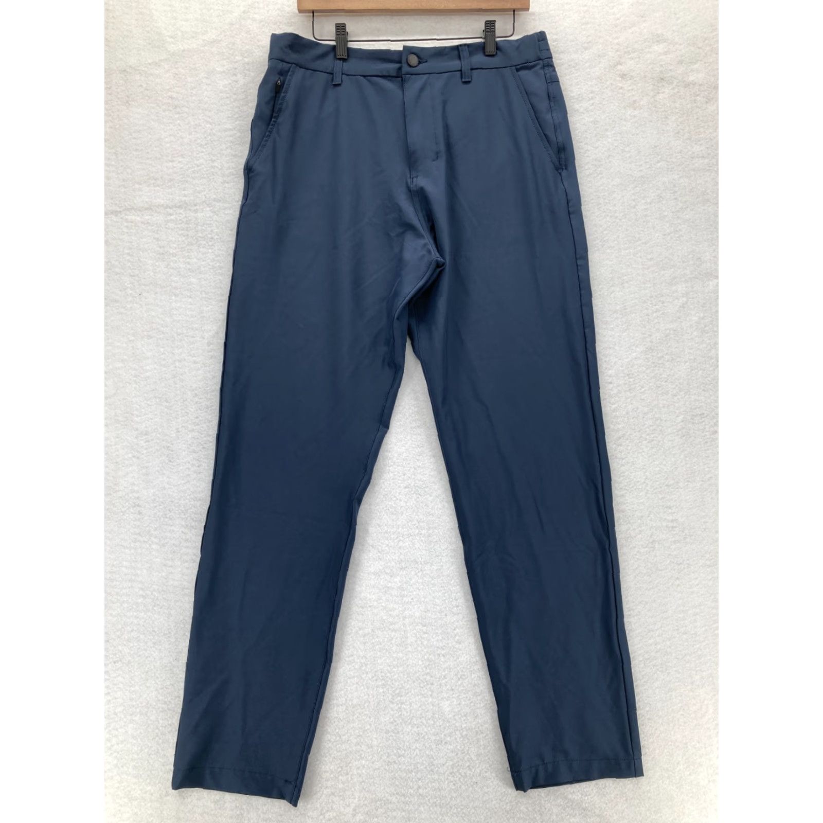 Andrew Marc Marc New York Commuter Pants Mens 34x32 Blue Performance Stretch Preppy Tech Shirt? Size US 34 / EU 50 - 2 Thumbnail