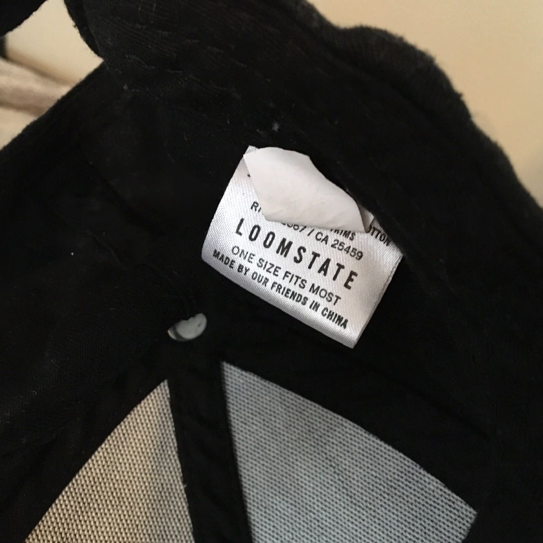 Logo 7 Loomstate Chipotle Hat Adjustable Cap Black Cotton Logo Baseball Cap OSFM Men Redundant text kept minimal? Size ONE SIZE - 6 Thumbnail