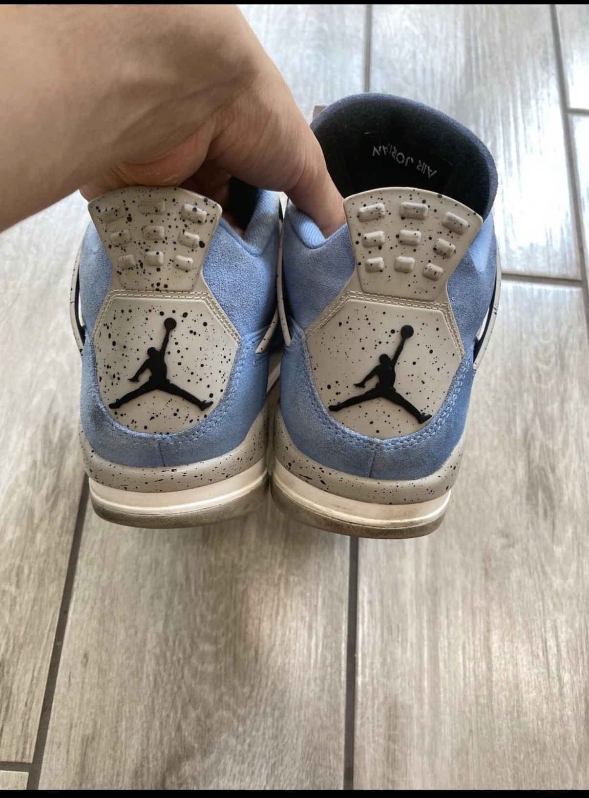 Jordan Brand Jordan 4 Retro University Blue Size US 12 / EU 45 - 4 Thumbnail
