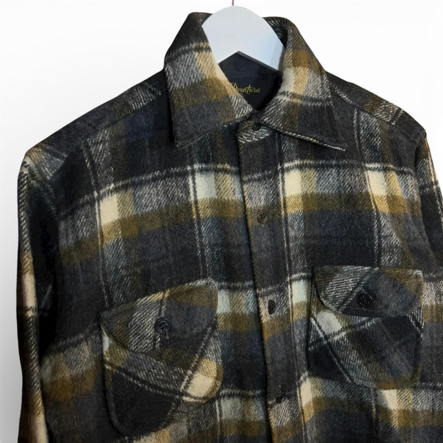 Vintage Vintage 50s CPO For Aventura Wool Plaid Flannel Shirt Size US S / EU 44-46 / 1 - 2 Thumbnail