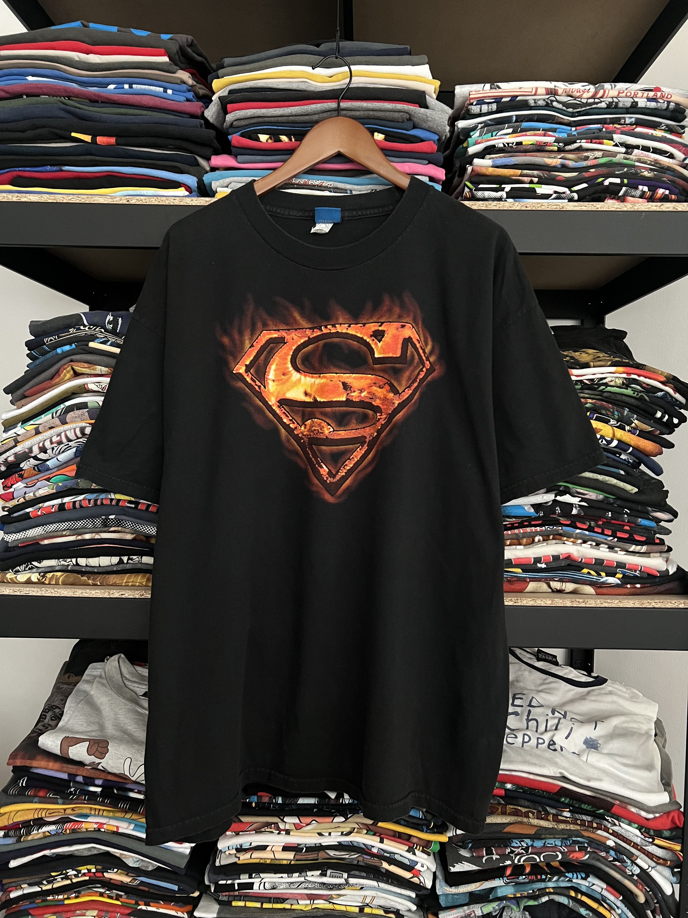 DC Comics Vintage 2010 Superman DC Comics Movie Black T-shirt Size US XXL / EU 58 / 5 - 1 Thumbnail