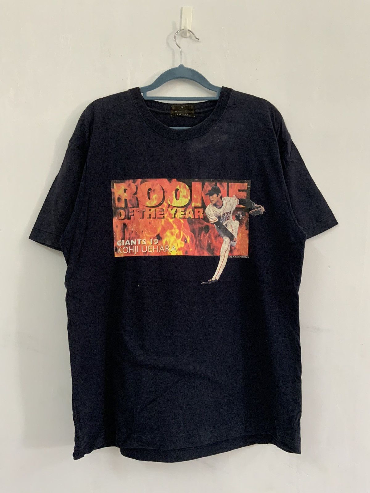Vintage Vintage Giants 19 Kohji Uehara Single Stich Tee Size US M / EU 48-50 / 2 - 1 Thumbnail