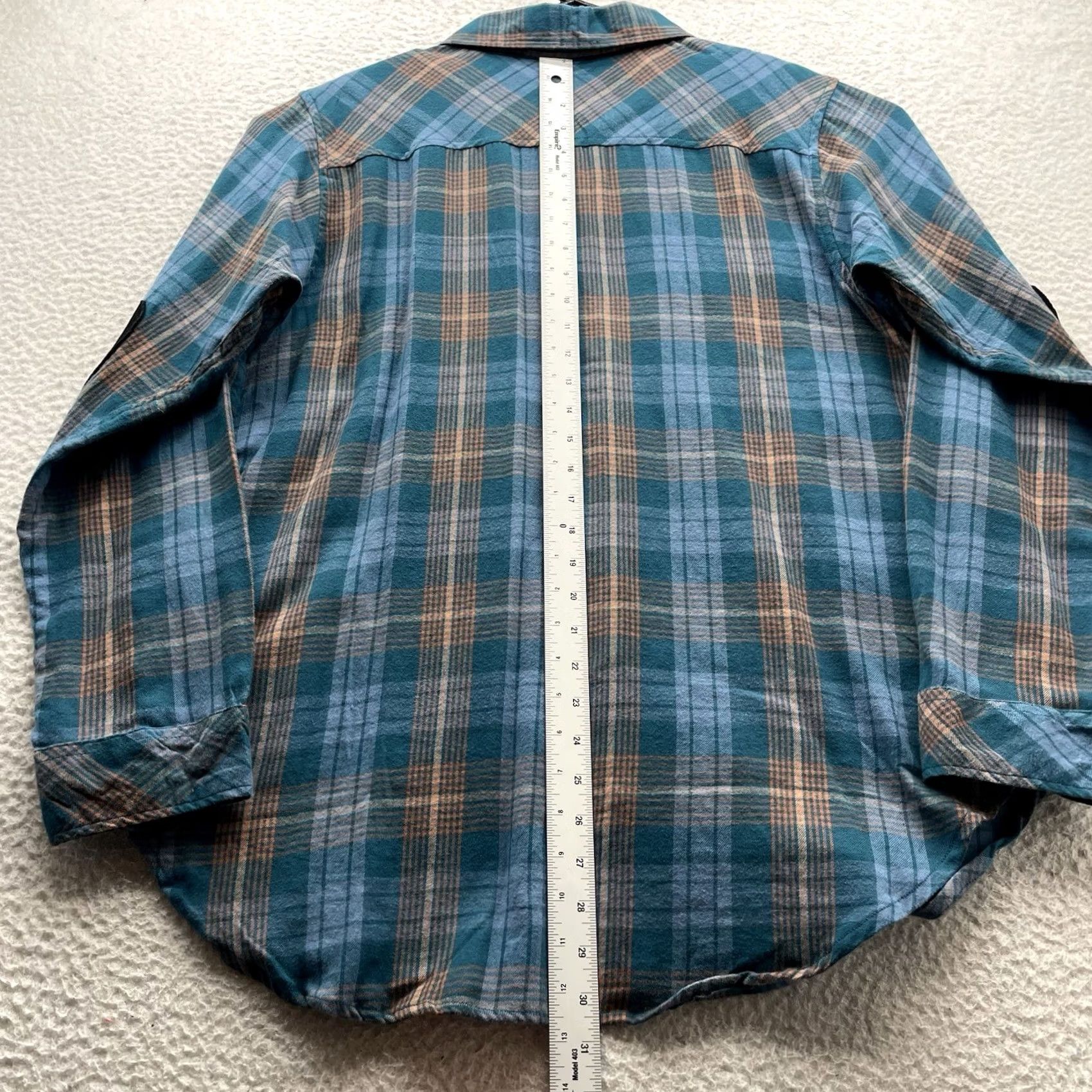 KAVU KAVU Flannel Shirt Womens XL Plaid Multicolor Button-Up Casual Long Sleeve Classic Outdoor Fall Spring Summer Winter Mens Womens Girls Boys Size XL / US 12-14 / IT 48-50 - 6 Thumbnail