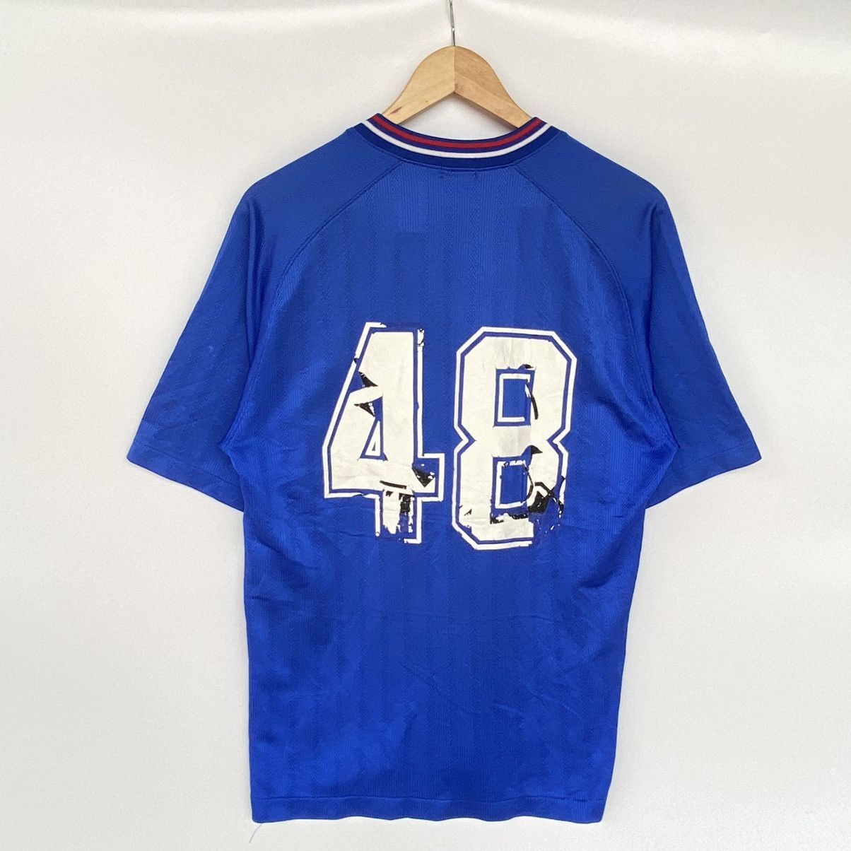 Other Vintageq Blue ASICS Seibudai Chiba Japan Football Shirts Size US L / EU 52-54 / 3 - 5 Thumbnail