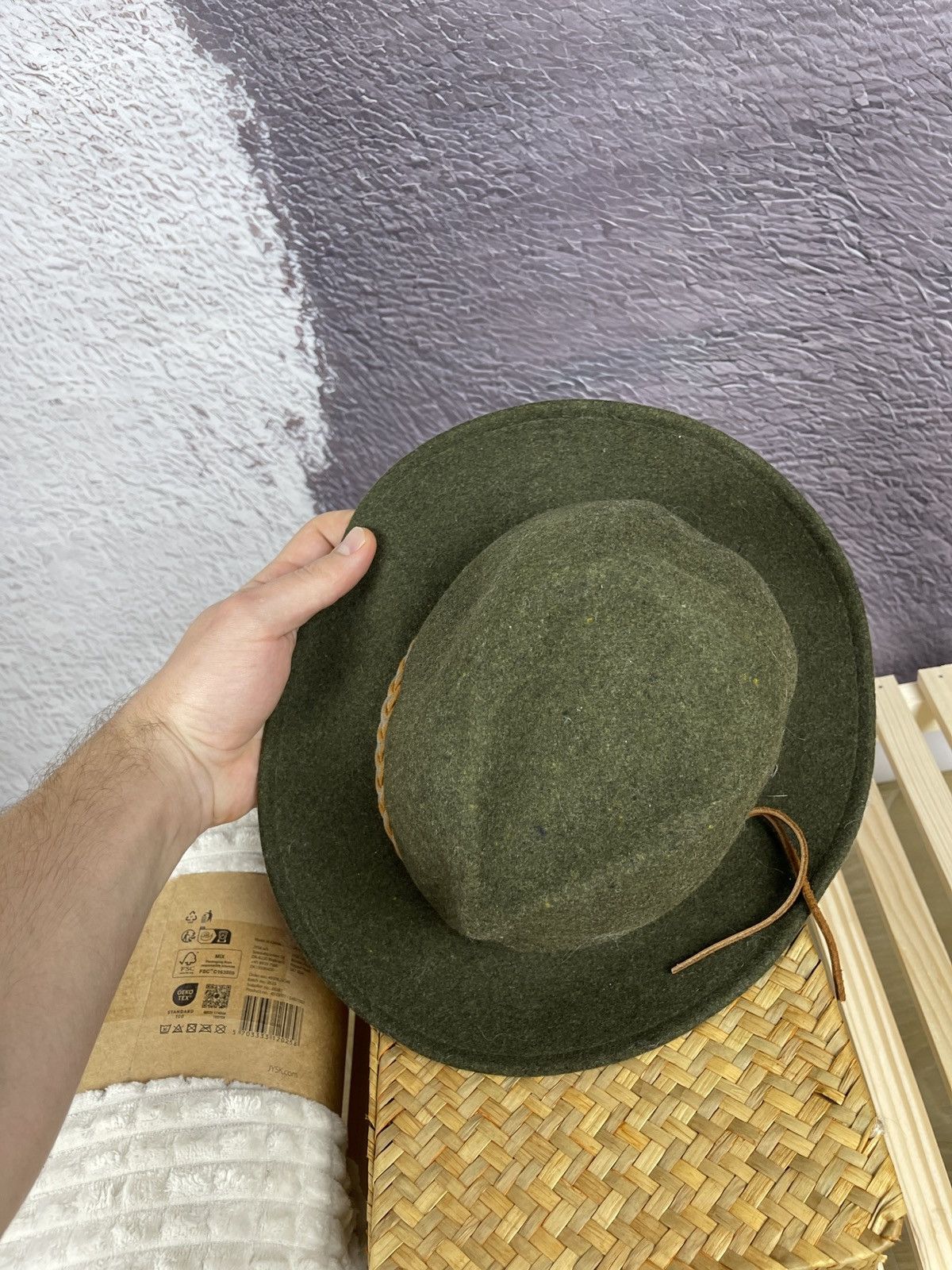 Vintage Bollman USA The natural 100% wool made in USA hat vintage Size ONE SIZE - 6 Thumbnail