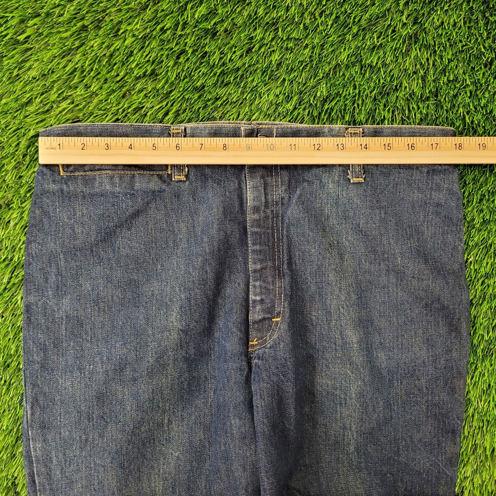 Lee Vintage 60s LEE Bootcut Jeans 36x34 Creased TALON Dark-Wash Size US 36 / EU 52 - 9 Thumbnail